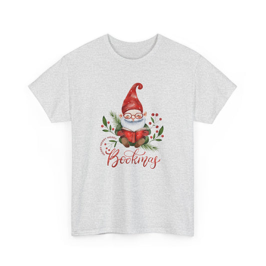 Gnome, Bookmas - Unisex Heavy Cotton Tee - 10771