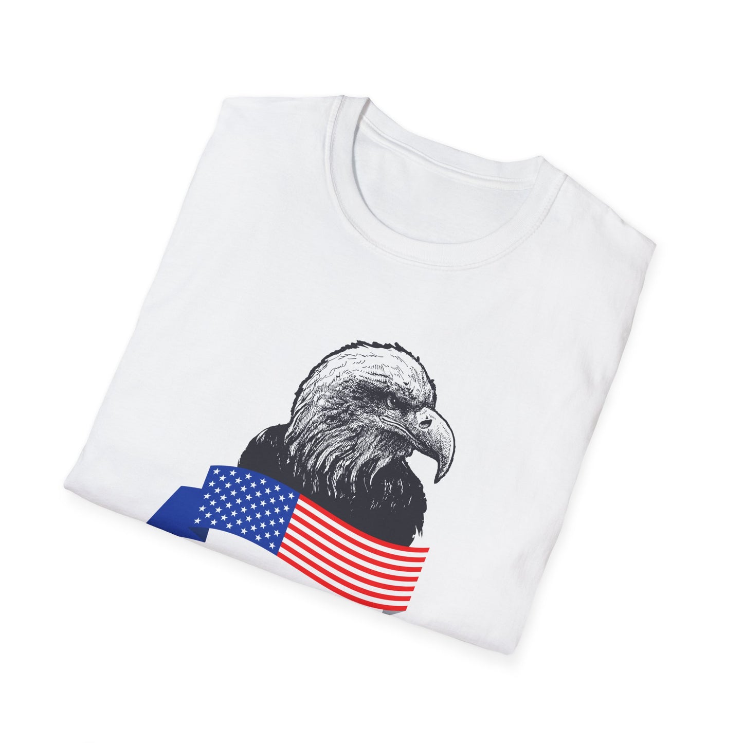 Eagle Freedom T-Shirt - Patriotic Tee for Independence Day, Memorial Day, Veteran's Day, Casual Wear, Gift for Freedom Lovers - 13738
