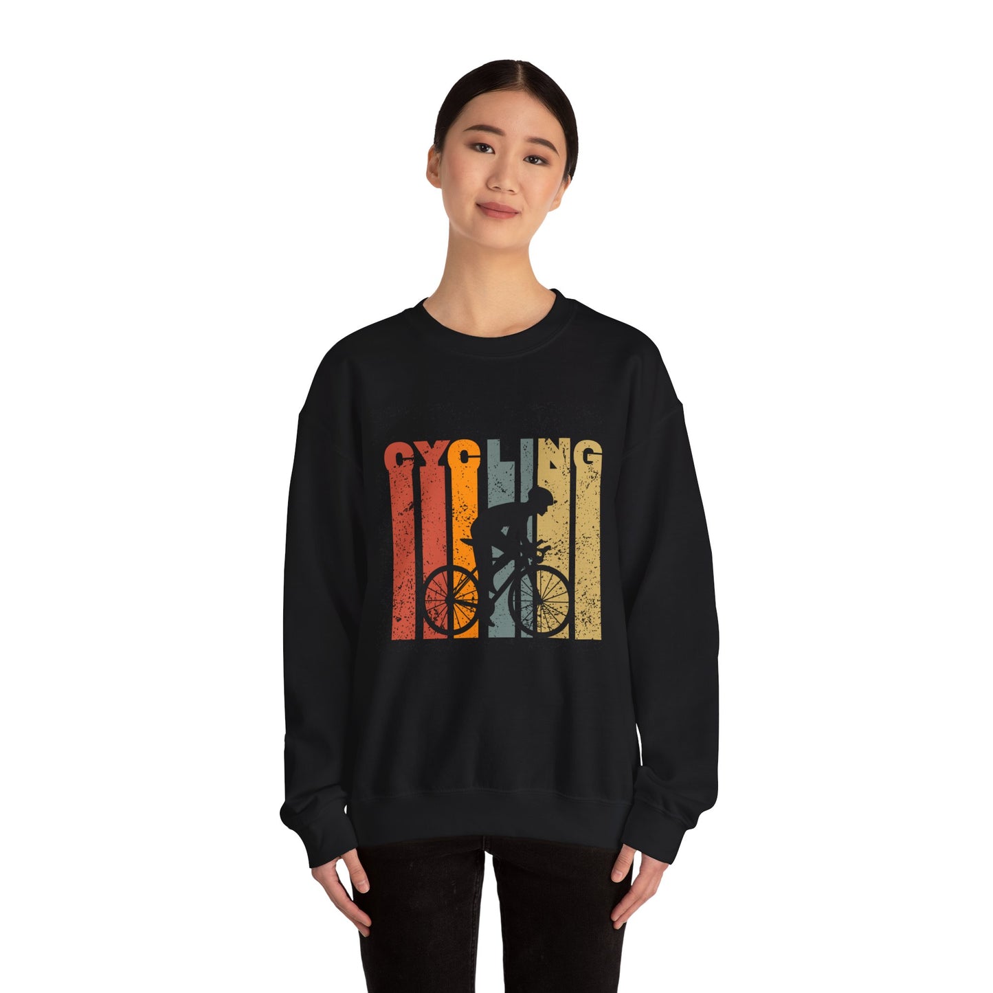 Cycling - Unisex Heavy Blend™ Crewneck Sweatshirt - 10679