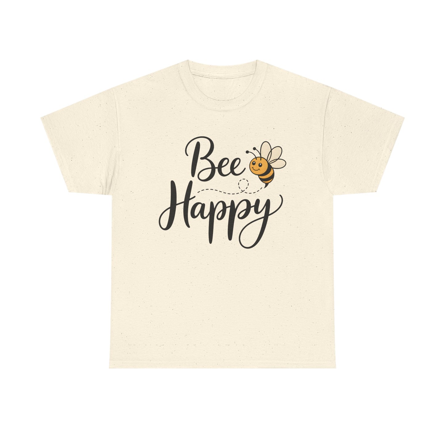 Bee Happy T-Shirt — Cute Bee Graphic Tee, Positive Vibes Gift Shirt - 14864