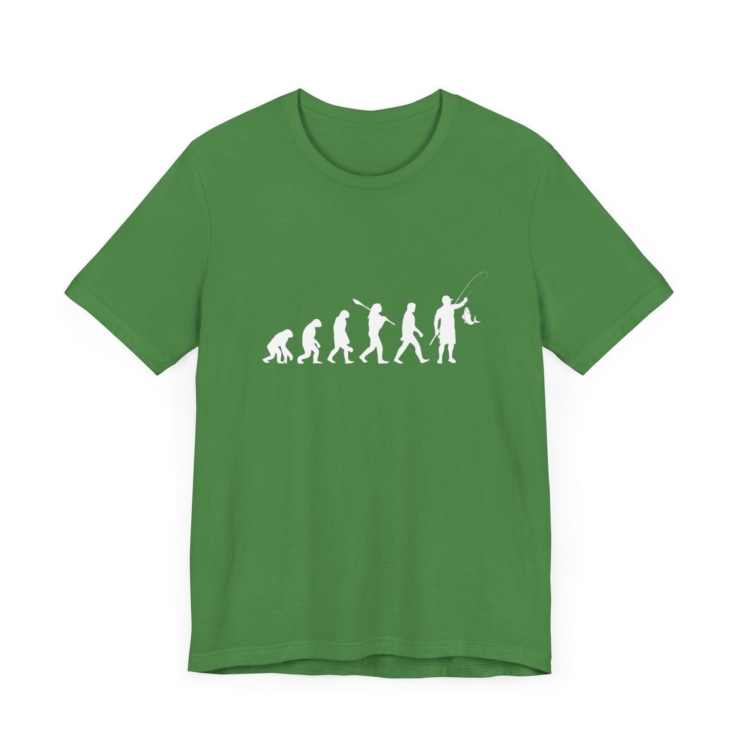 Fishing:  The Evolution of Angling - Unisex Jersey Short Sleeve Tee