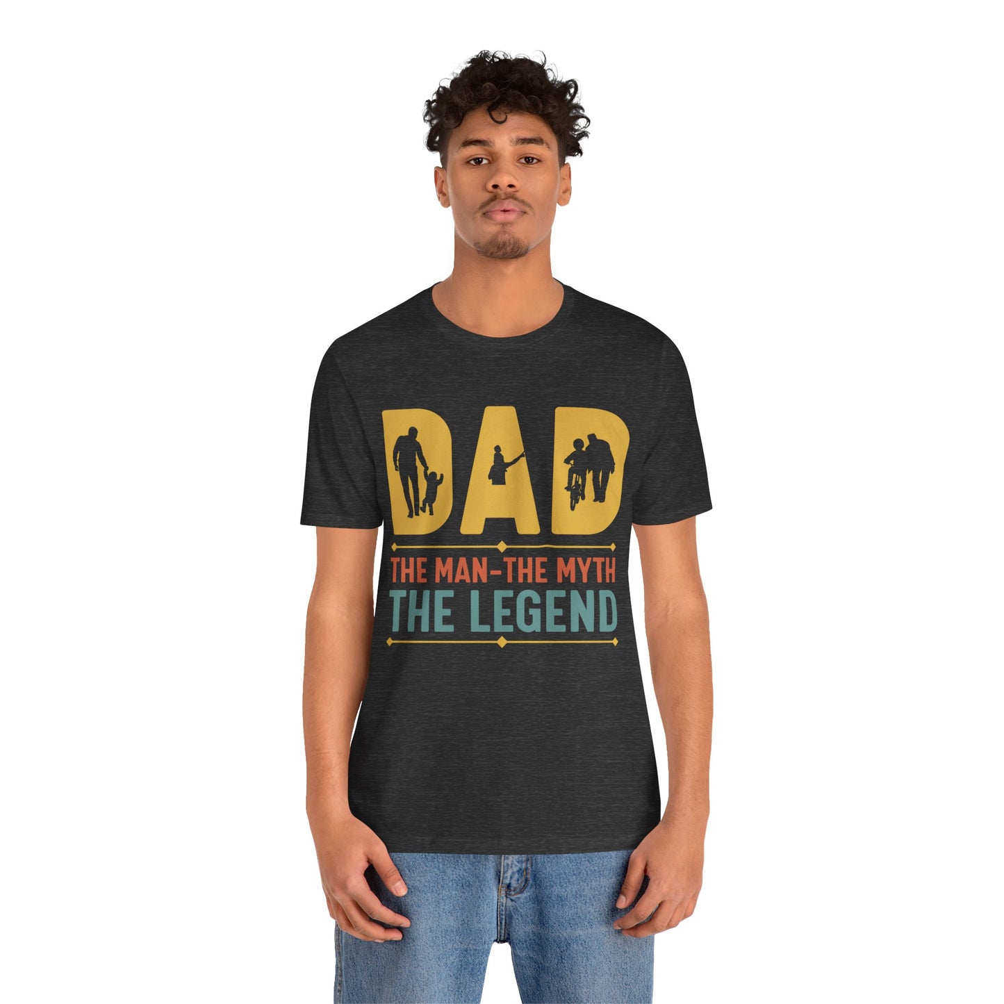 Dad, The Man, The Myth, The Legend - Unisex Jersey Short Sleeve Tee - 13728