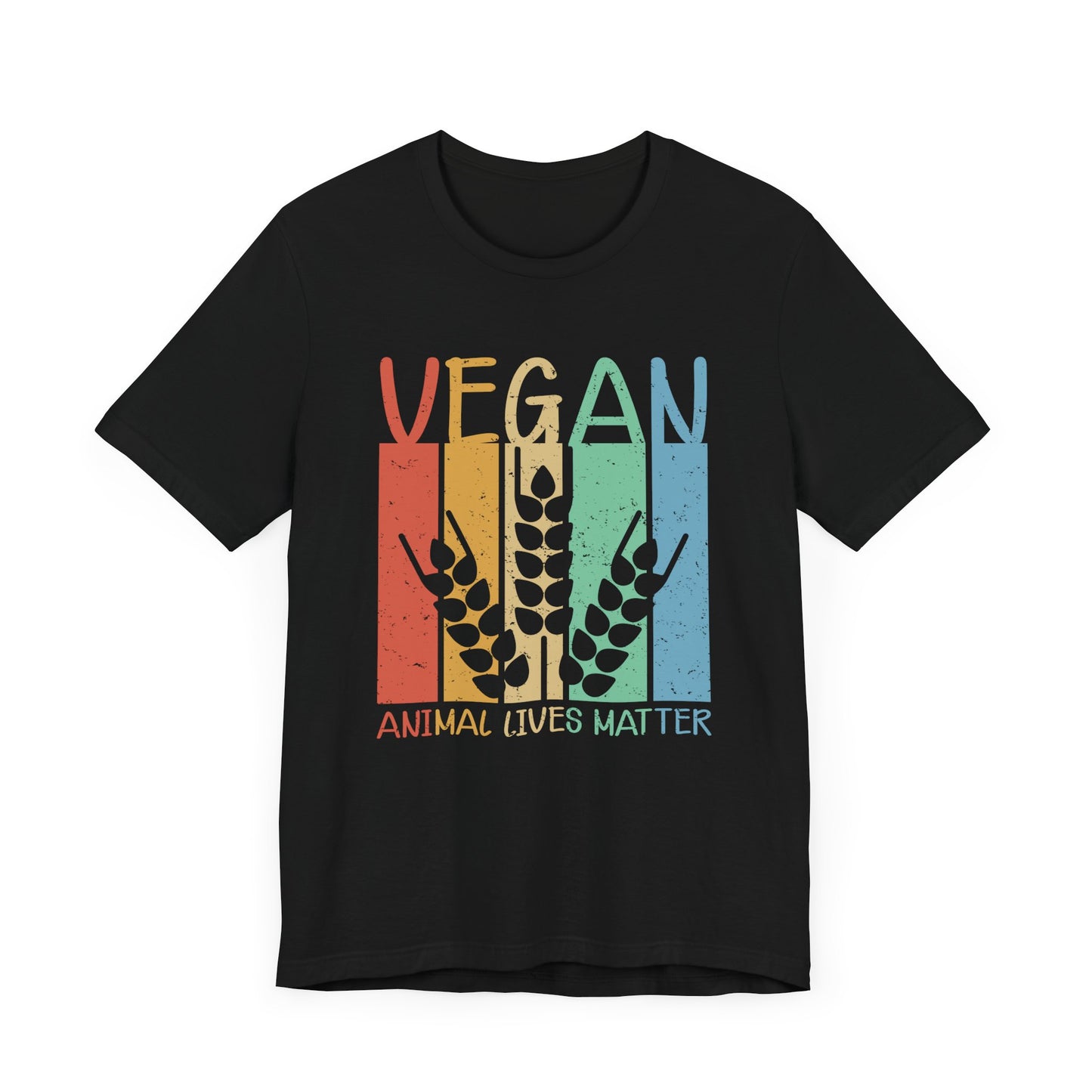 Vegan: Animal Lives Matter - Unisex Jersey Short Sleeve Tee