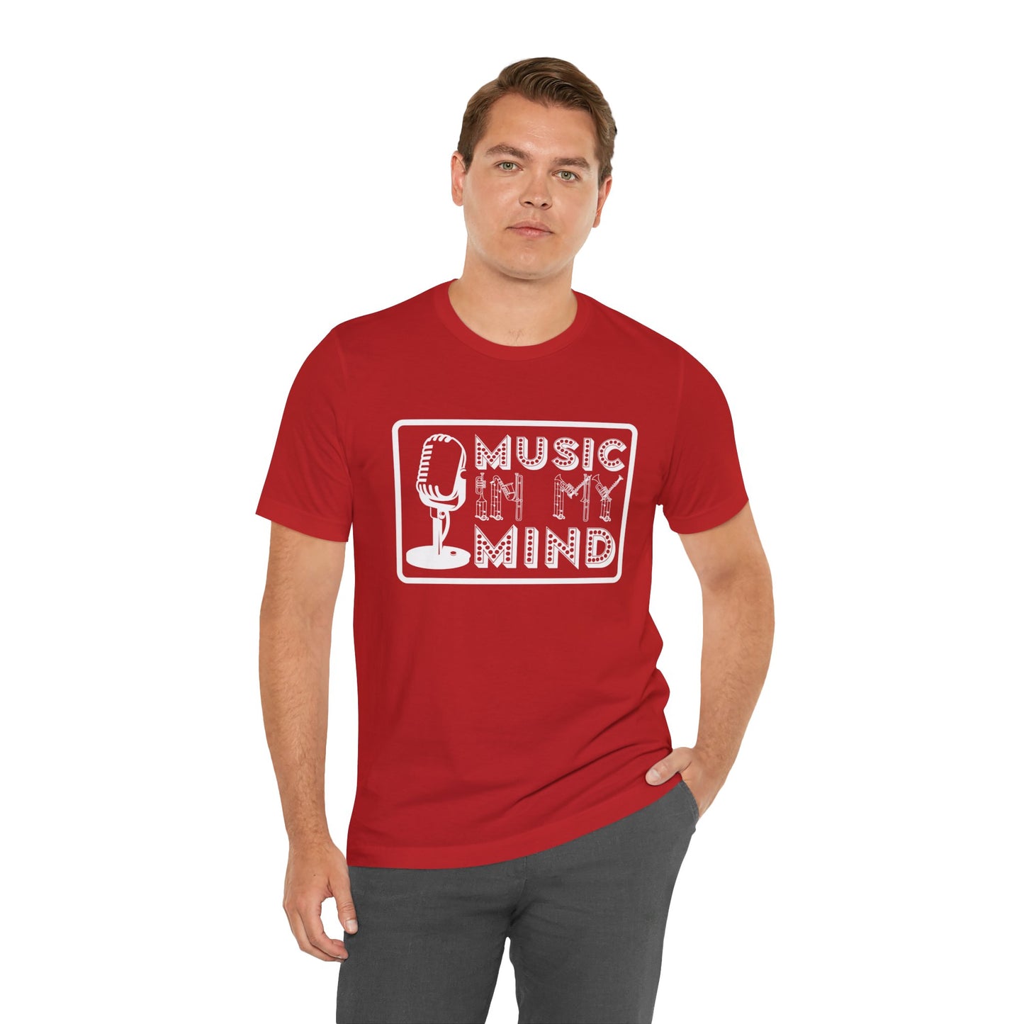 Music In My Mind - Unisex Jersey Short Sleeve Tee