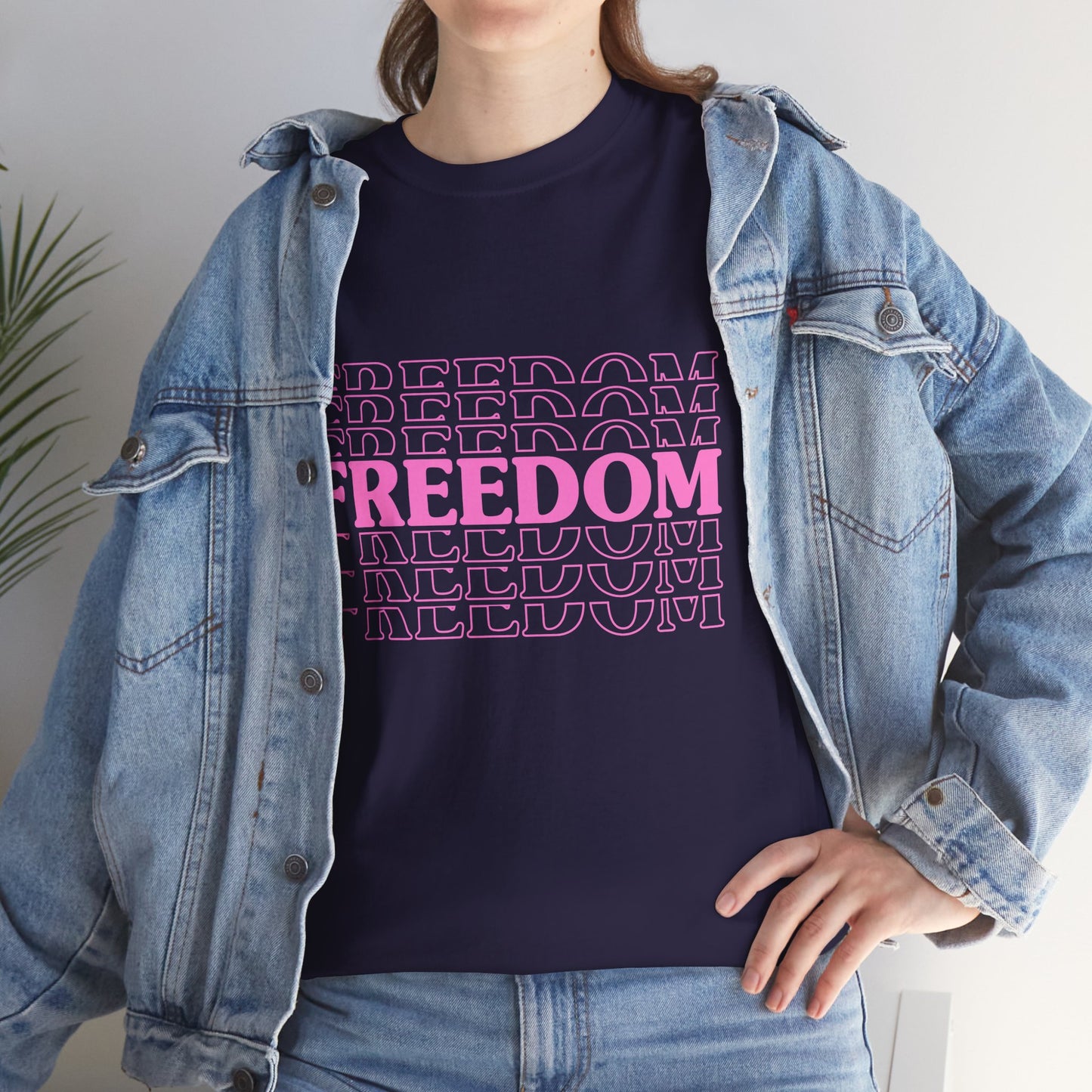 Bold Freedom Graphic Tee, Unisex Heavy Cotton Shirt, Casual Wear, Gift for Freedom Lovers, Statement T-Shirt, Everyday Essentials - 13518