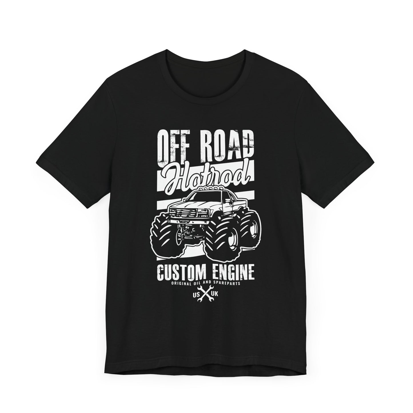 Off Road Hotrod, Custom Engine - Unisex Jersey Short Sleeve Tee - 13010
