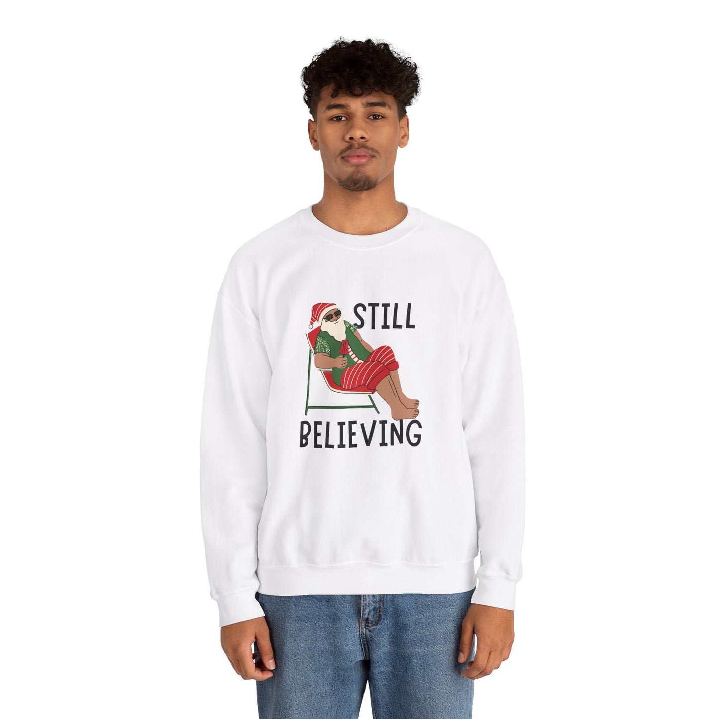 Santa, Still Believing - Unisex Heavy Blend™ Crewneck Sweatshirt