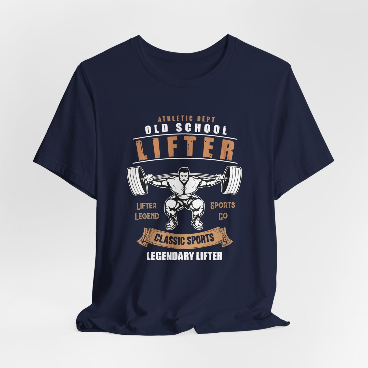 Gym: Old School Lifter - Unisex Jersey Short Sleeve Tee