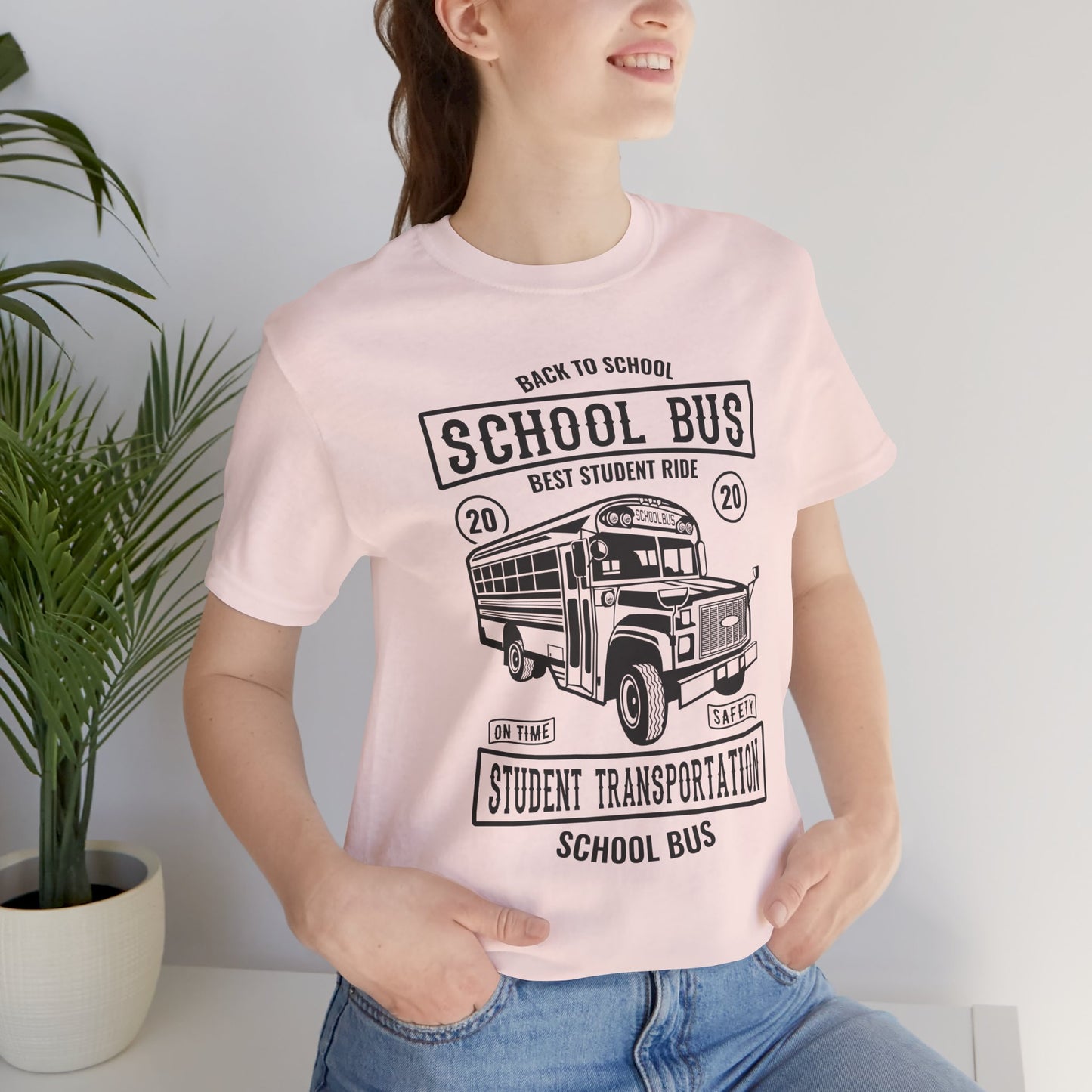 School Bus, Best Student Ride - Unisex Jersey Short Sleeve Tee - 12696