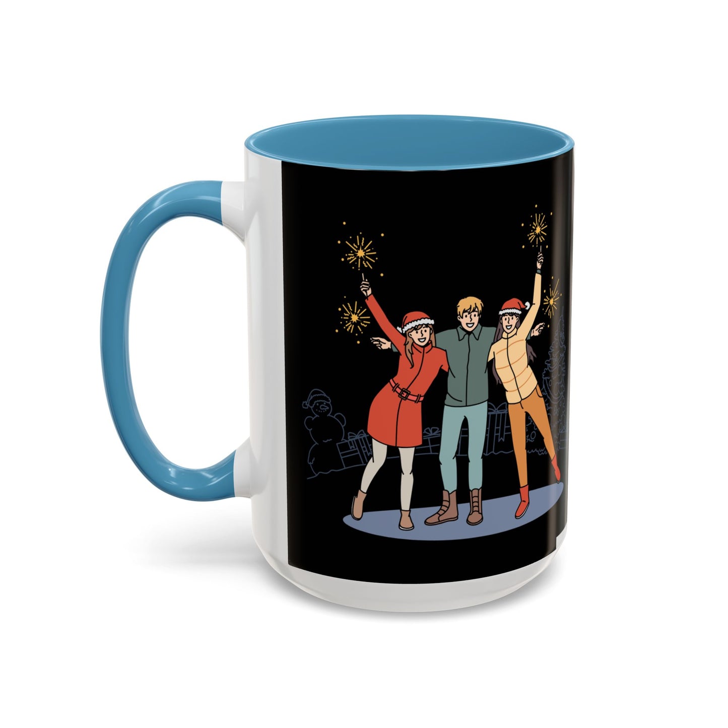 Happy New Year - Accent Coffee Mug (11, 15oz) - 10891