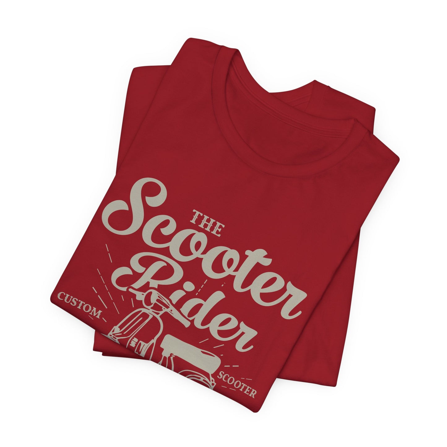 The Scooter Rider - Unisex Jersey Short Sleeve Tee