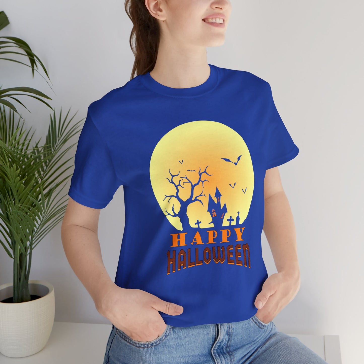 Happy Halloween - Unisex Jersey Short Sleeve Tee - 12311