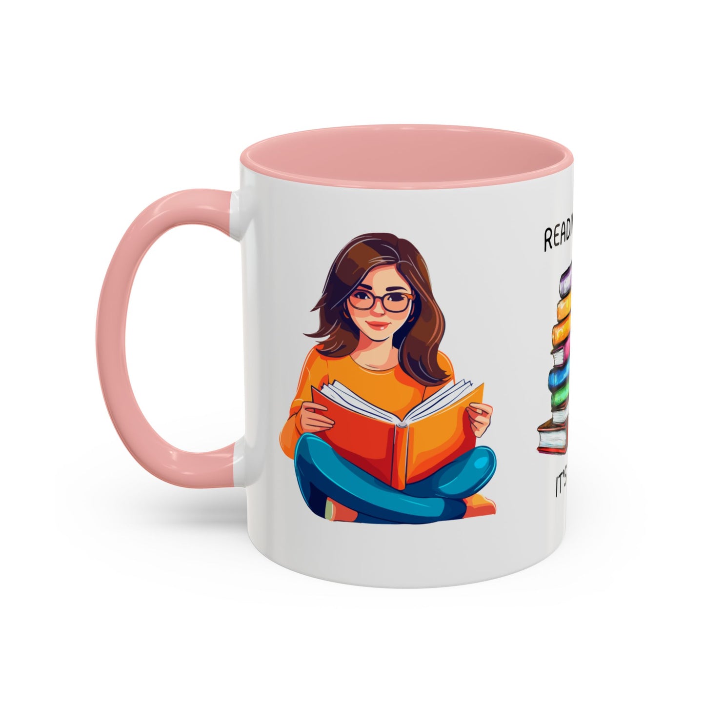 Reading Books, It's My Job - Accent Coffee Mug (11, 15oz) - 10690