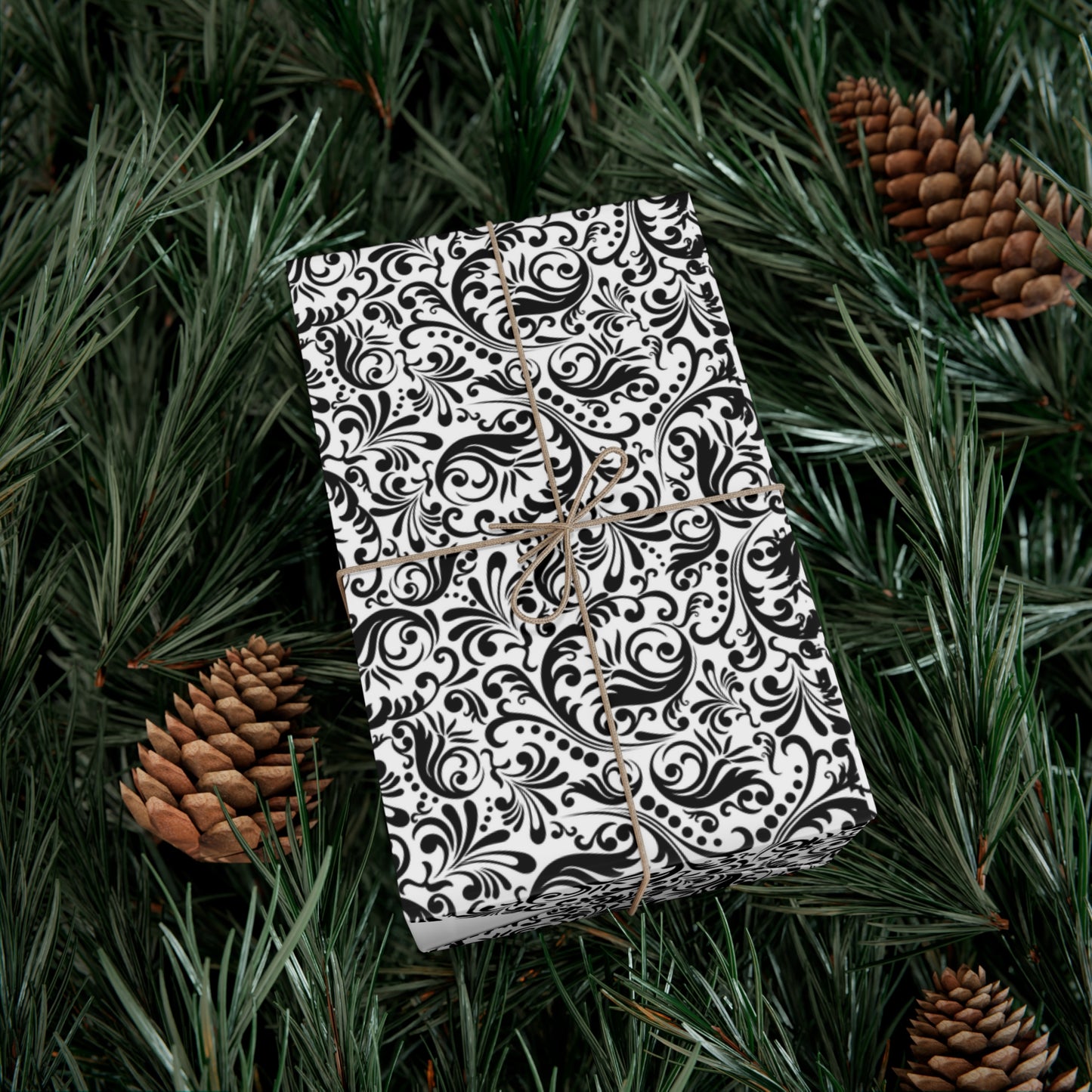 Black Pattern - Gift Wrap Papers - 10296