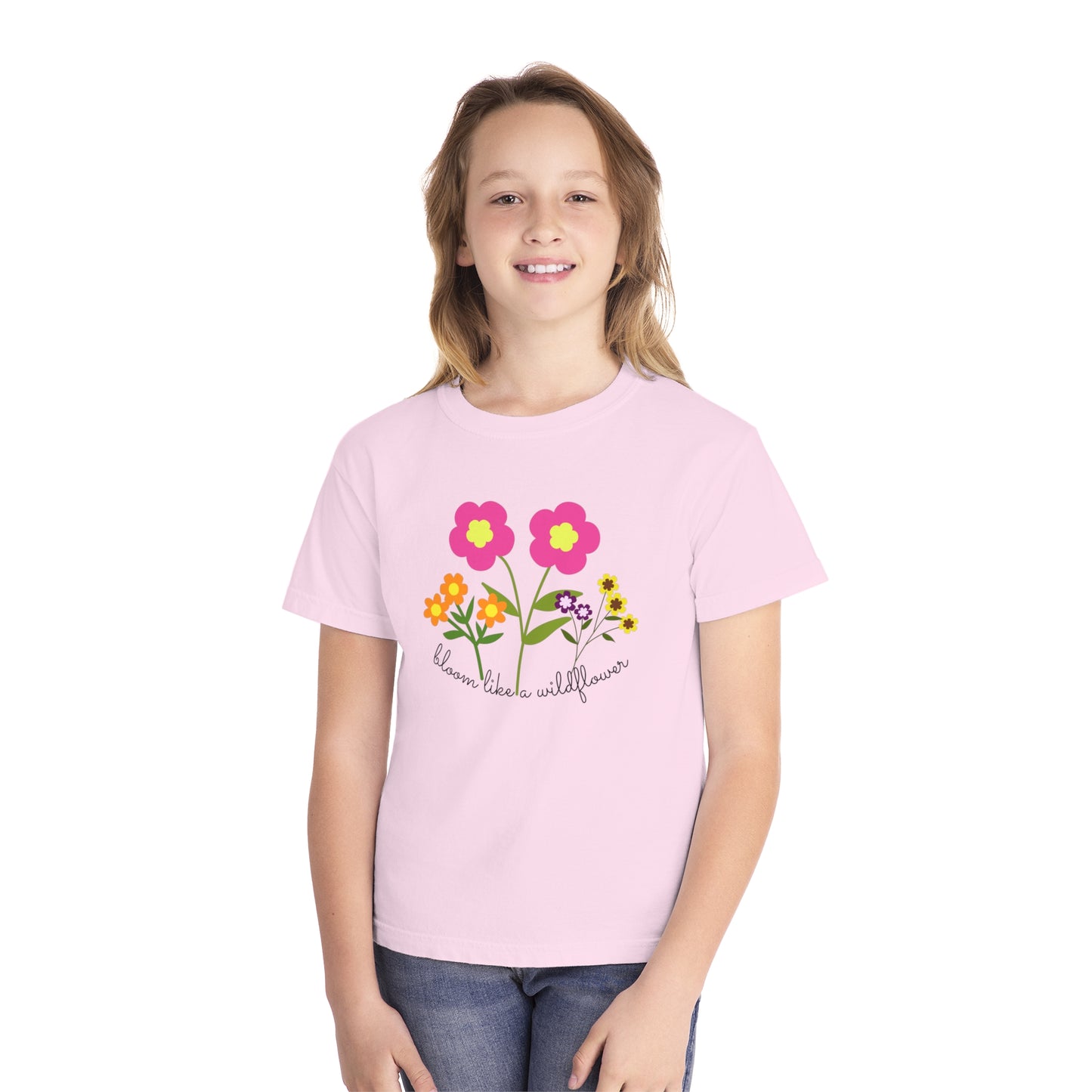 Bloom Like a Wildflower Kid's Tee