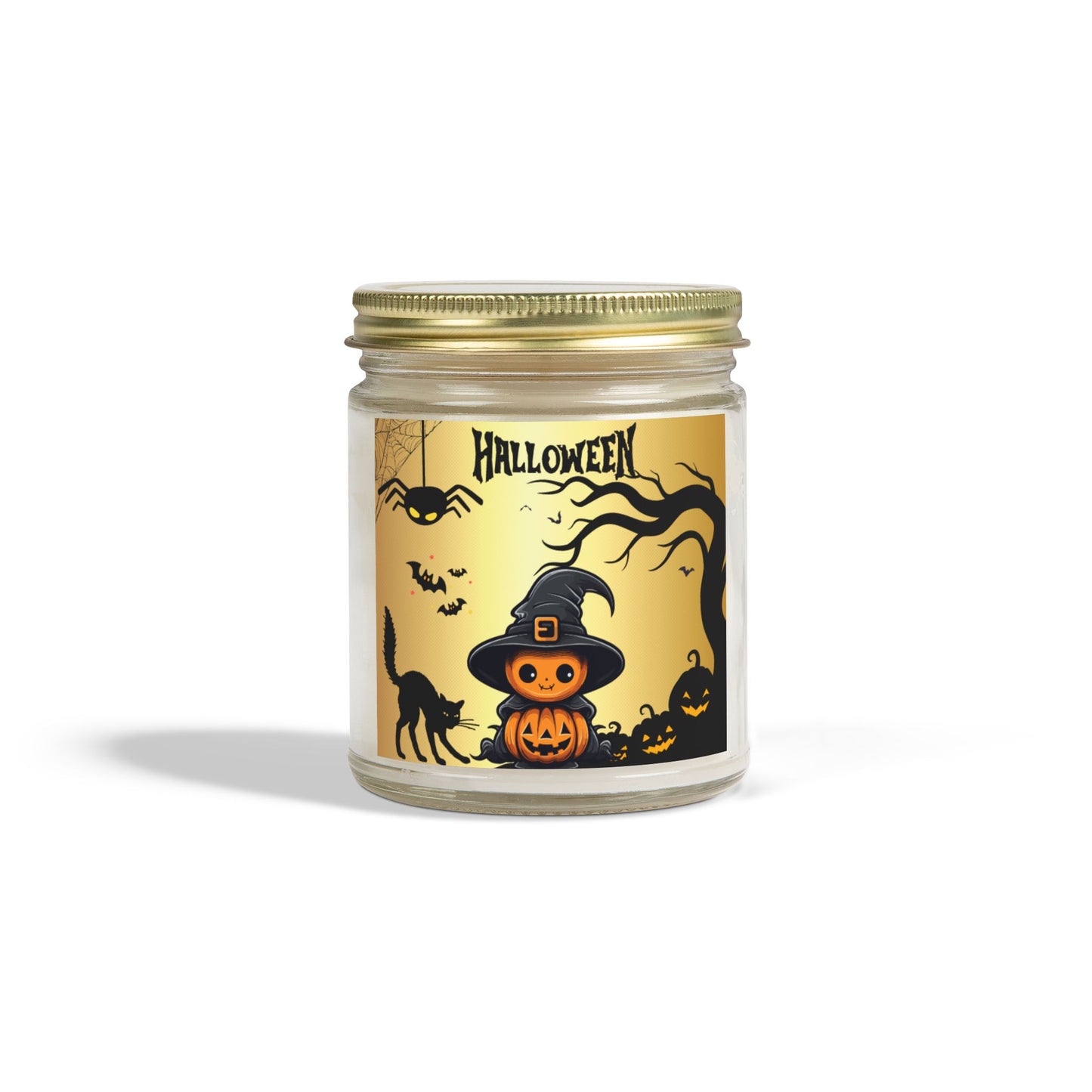 Pumpkin Spice Enchantment - Scented Coconut Apricot Candles (4oz, 9oz)