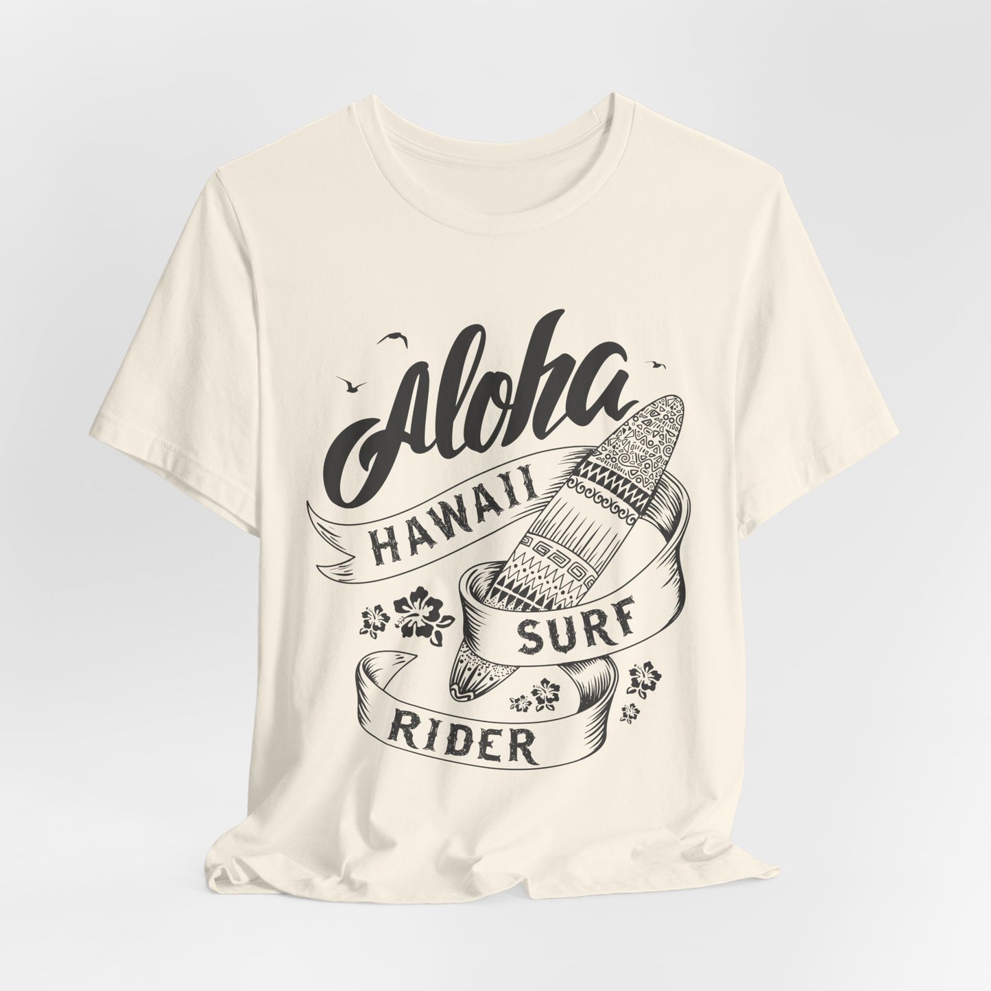 Aloha, Hawaii, Surf Rider - Unisex Jersey Short Sleeve Tee - 13181