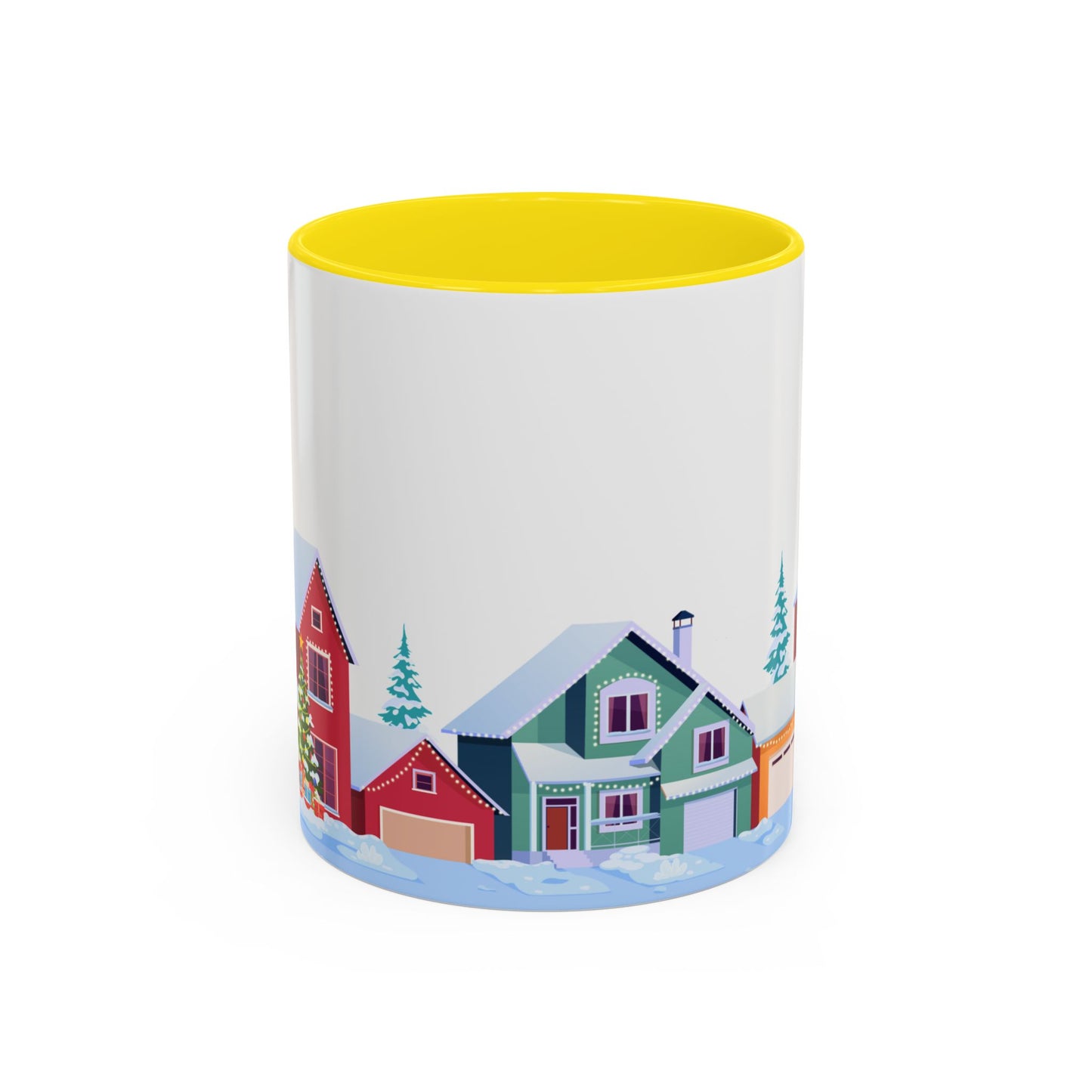 Winter Houses - Accent Coffee Mug (11, 15oz) - 10441