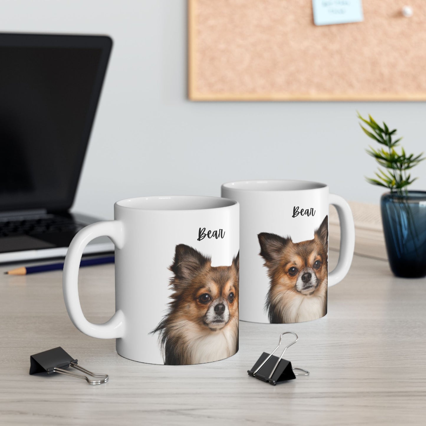 Personalised Dog Ceramic Mug - Perfect Gift for Pet Owners, 11oz or 15oz, Dog Themed Coffee Cup - 14173