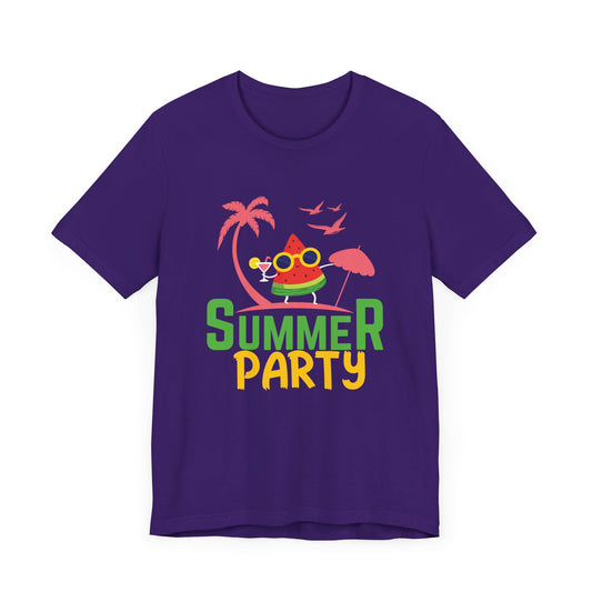 Summer Party - Unisex Jersey Short Sleeve Tee - 13093
