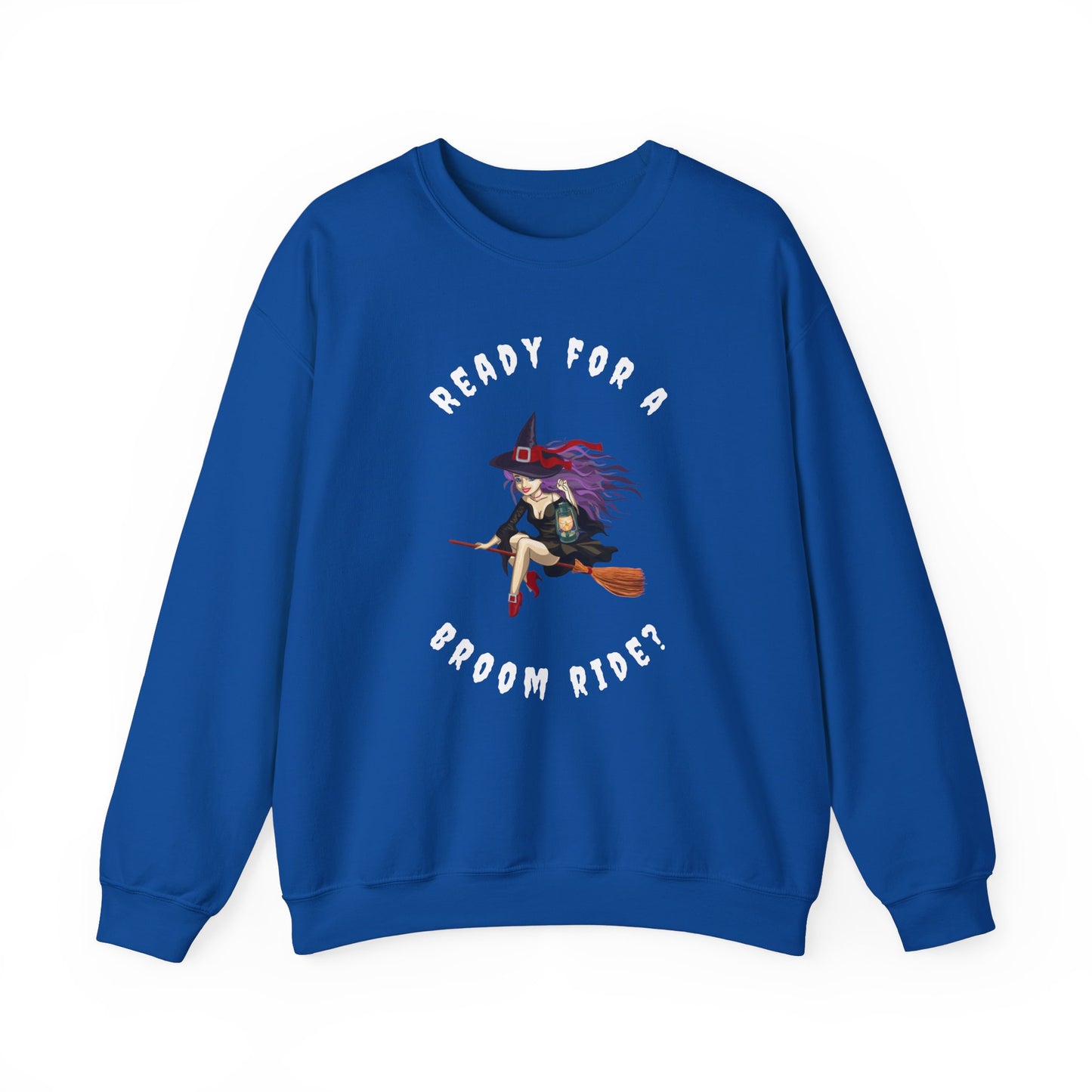 Ready For a Broom Ride - Unisex Heavy Blend™ Crewneck Sweatshirt