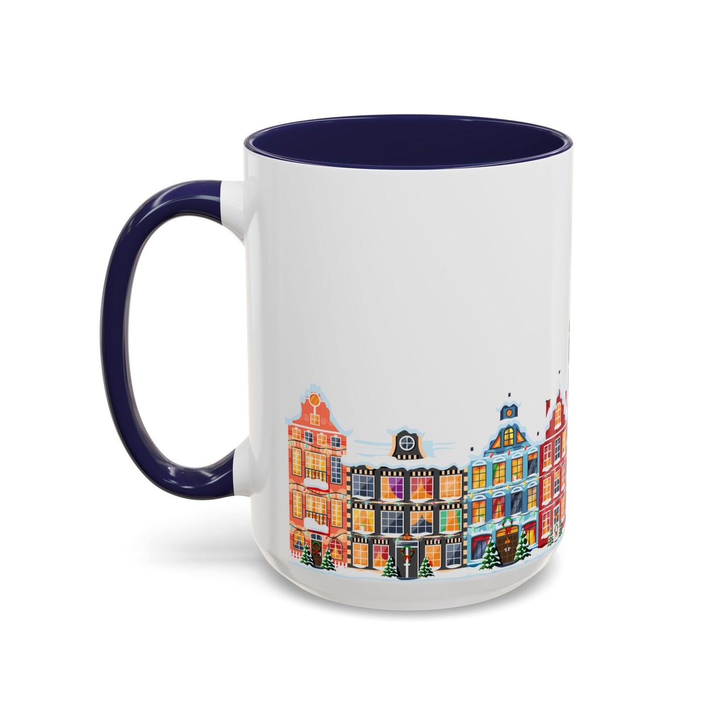 Christmas Houses - Accent Coffee Mug (11, 15oz) - 10438