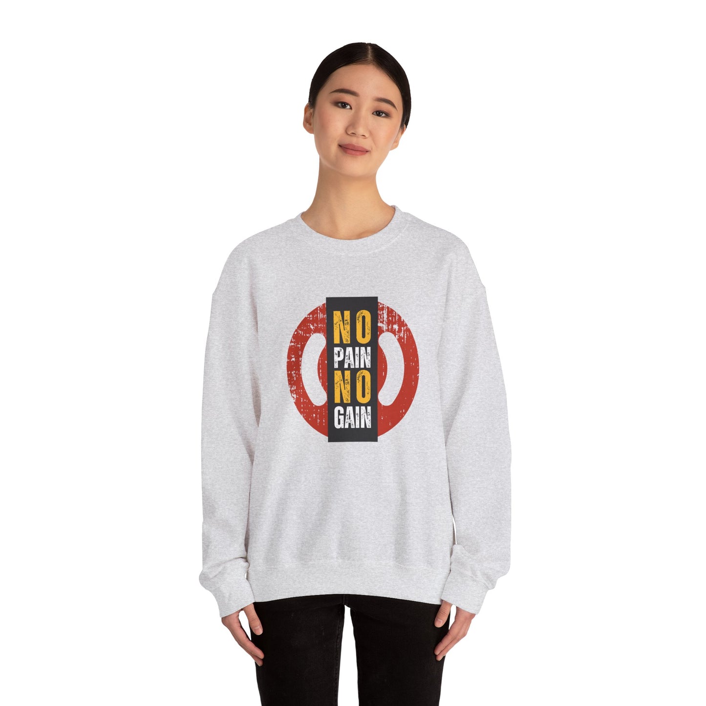 No Pain No Gain - Unisex Heavy Blend™ Crewneck Sweatshirt - 10851
