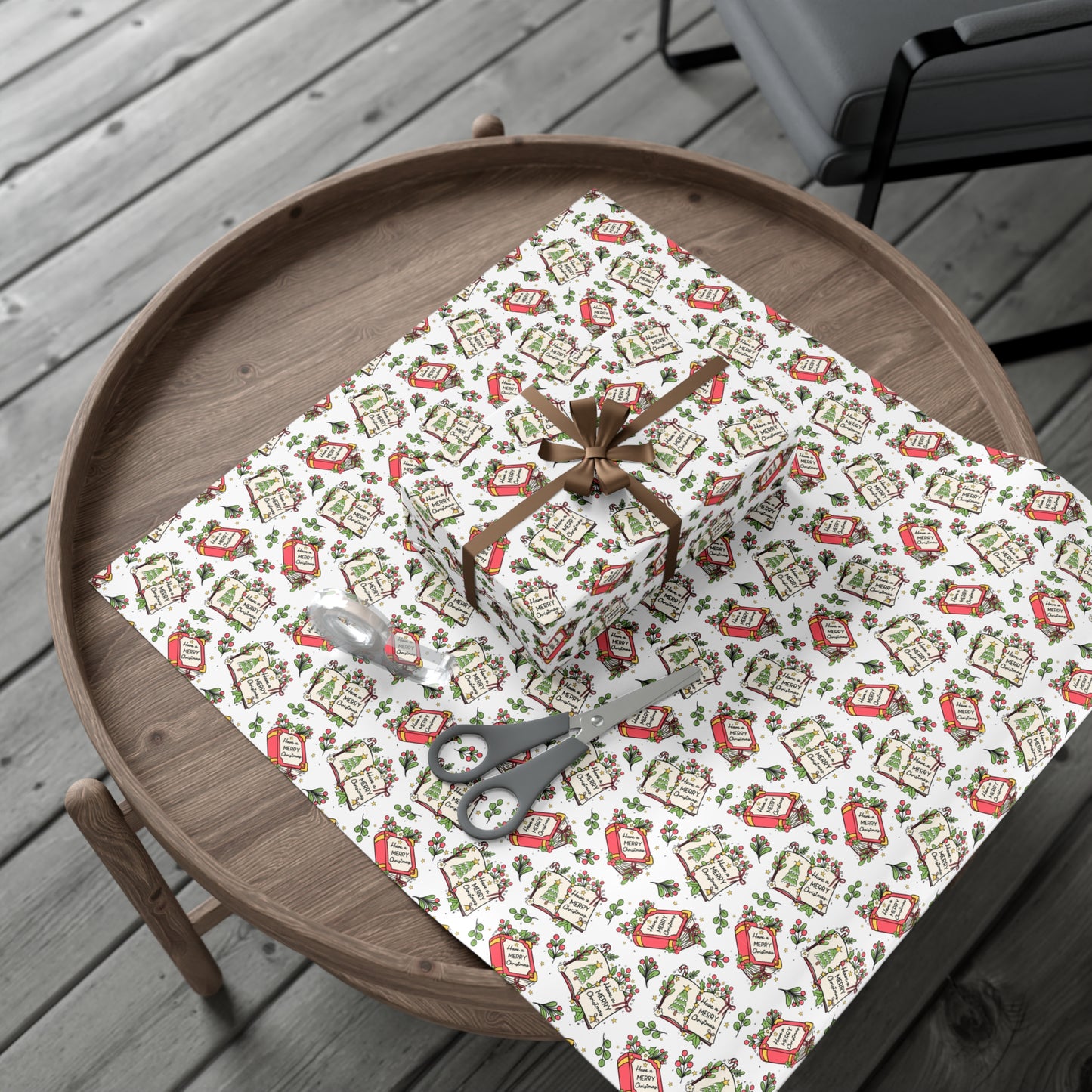 Have A Merry Christmas Books - Gift Wrap Papers - 10287