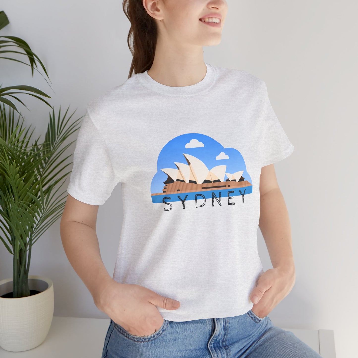 Sydney Graphic Unisex Jersey Tee - Coastal Vibes T-Shirt - 12044