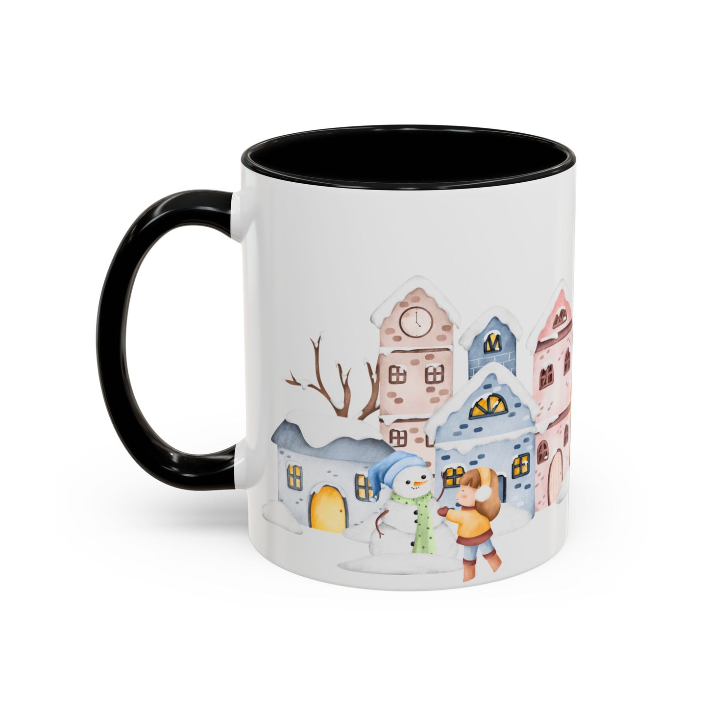 Winter Day, Outdoor - Accent Coffee Mug (11, 15oz) - 10455