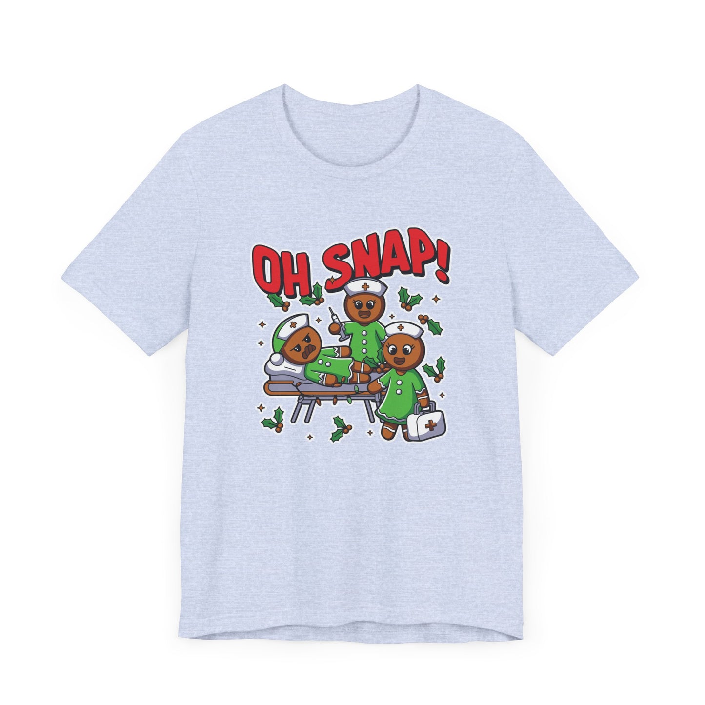 Christmas, Nurse, Oh Snap! - Unisex Jersey Short Sleeve Tee - 10351