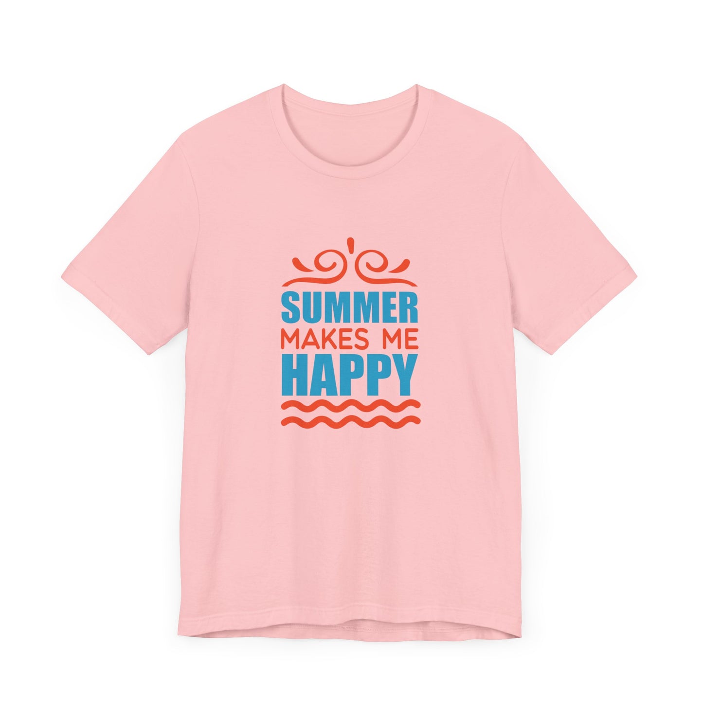 Summer Makes Me Happy - Unisex Jersey Short Sleeve Tee