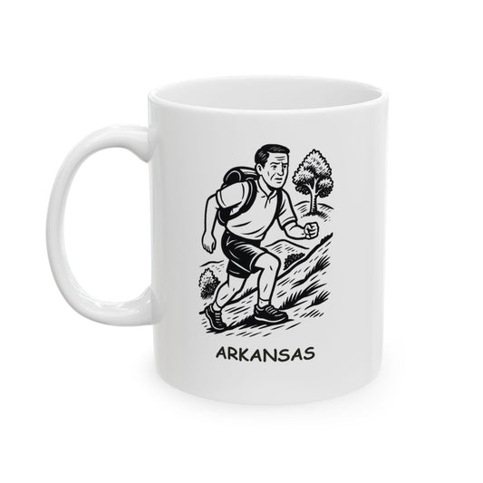 "In Arkansas, we get our cardio from the hills, not the gym." Ceramic Mug - 13322