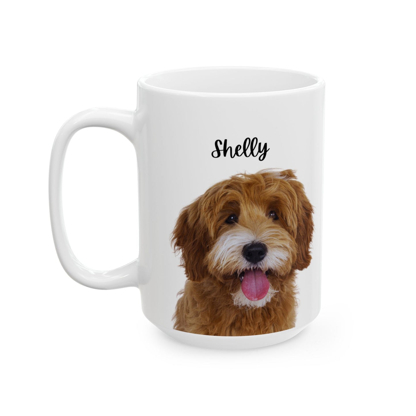 Personalized Dog Lover's Ceramic Mug - Cute Pet Gift for Coffee, Tea, Dog-Themed Home Decor - 14156