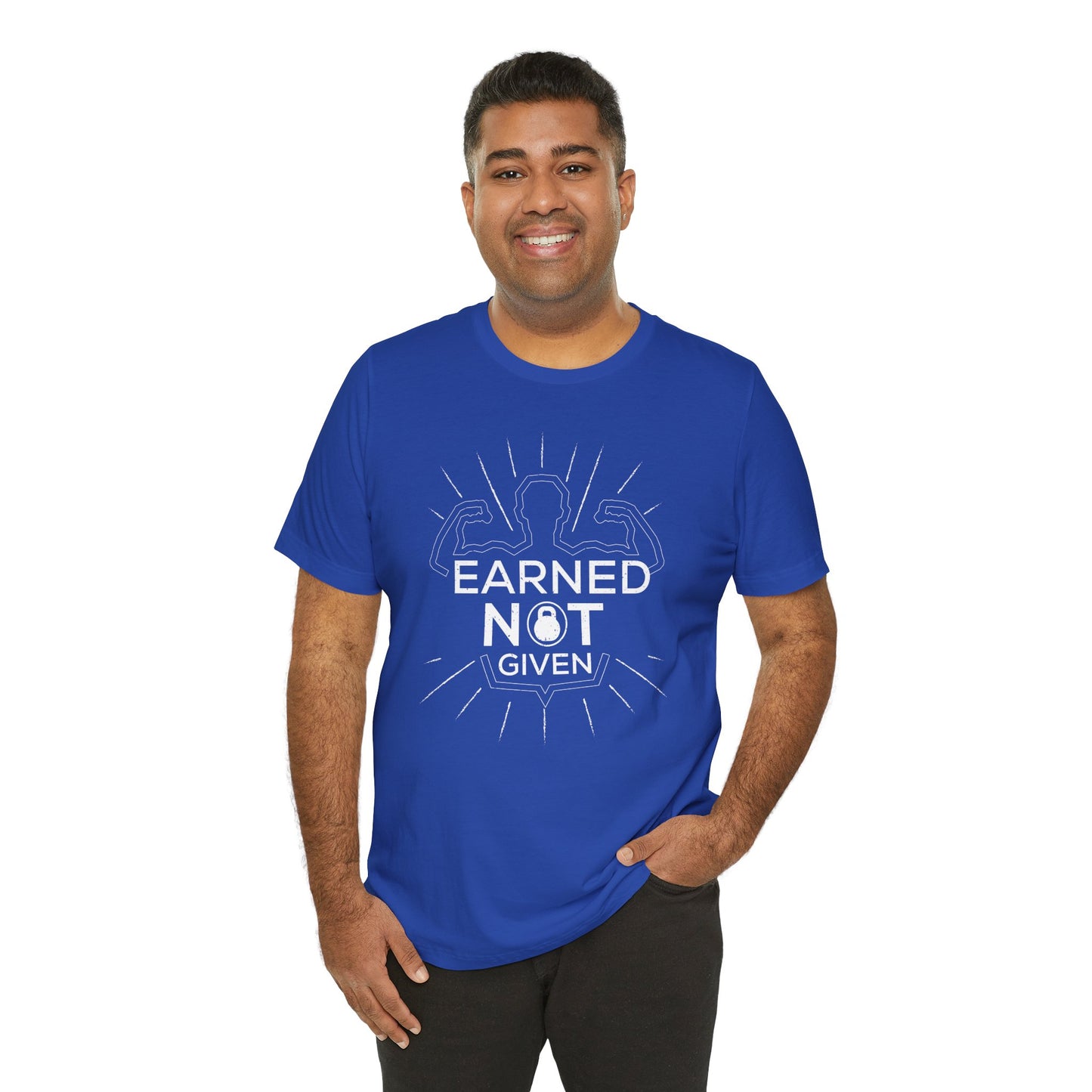 Gym: Earned Not Given  - Unisex Jersey Short Sleeve Tee