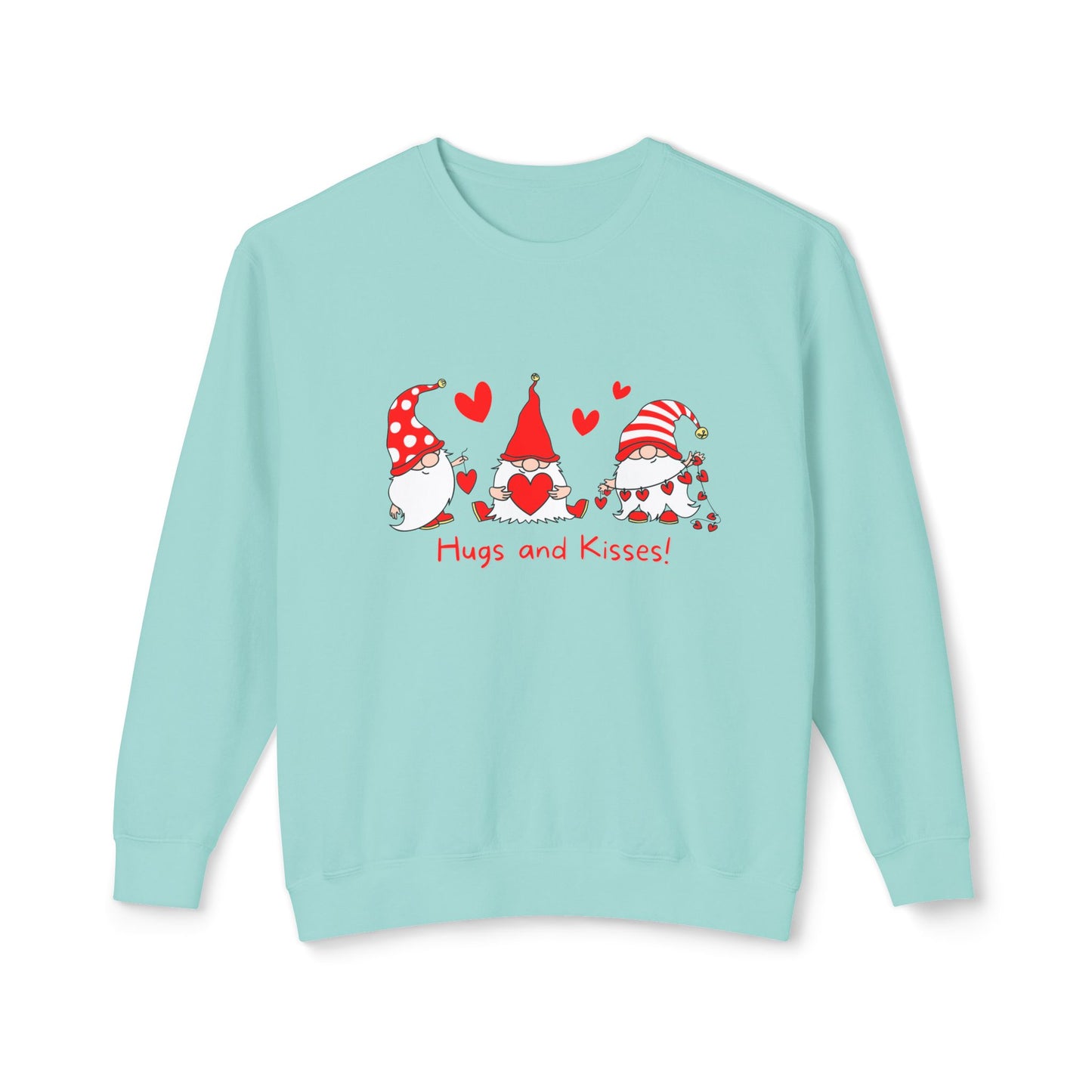 Hugs & Kisses - Unisex Lightweight Crewneck Sweatshirt - 11383