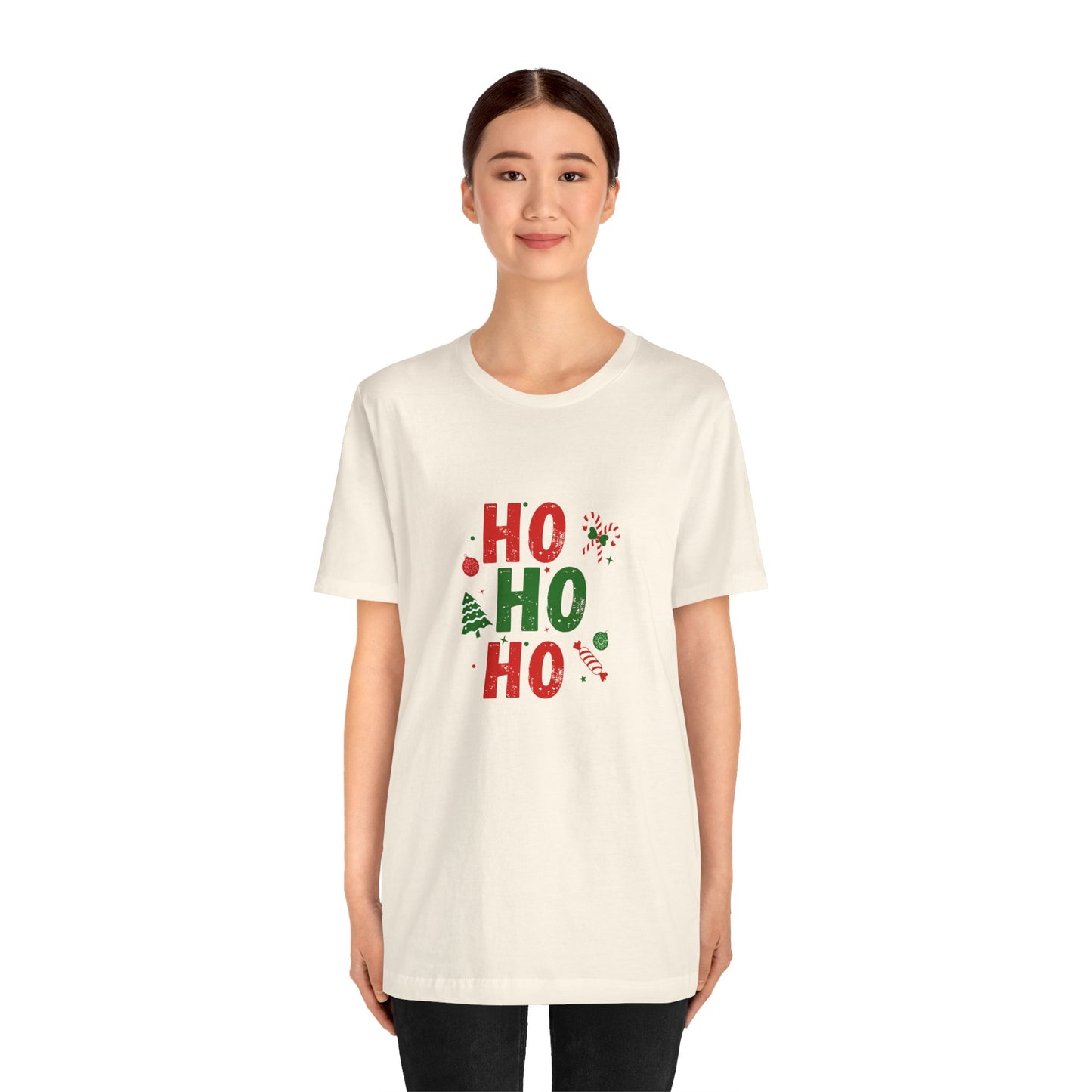 Ho Ho Ho - Unisex Jersey Short Sleeve Tee - 10534