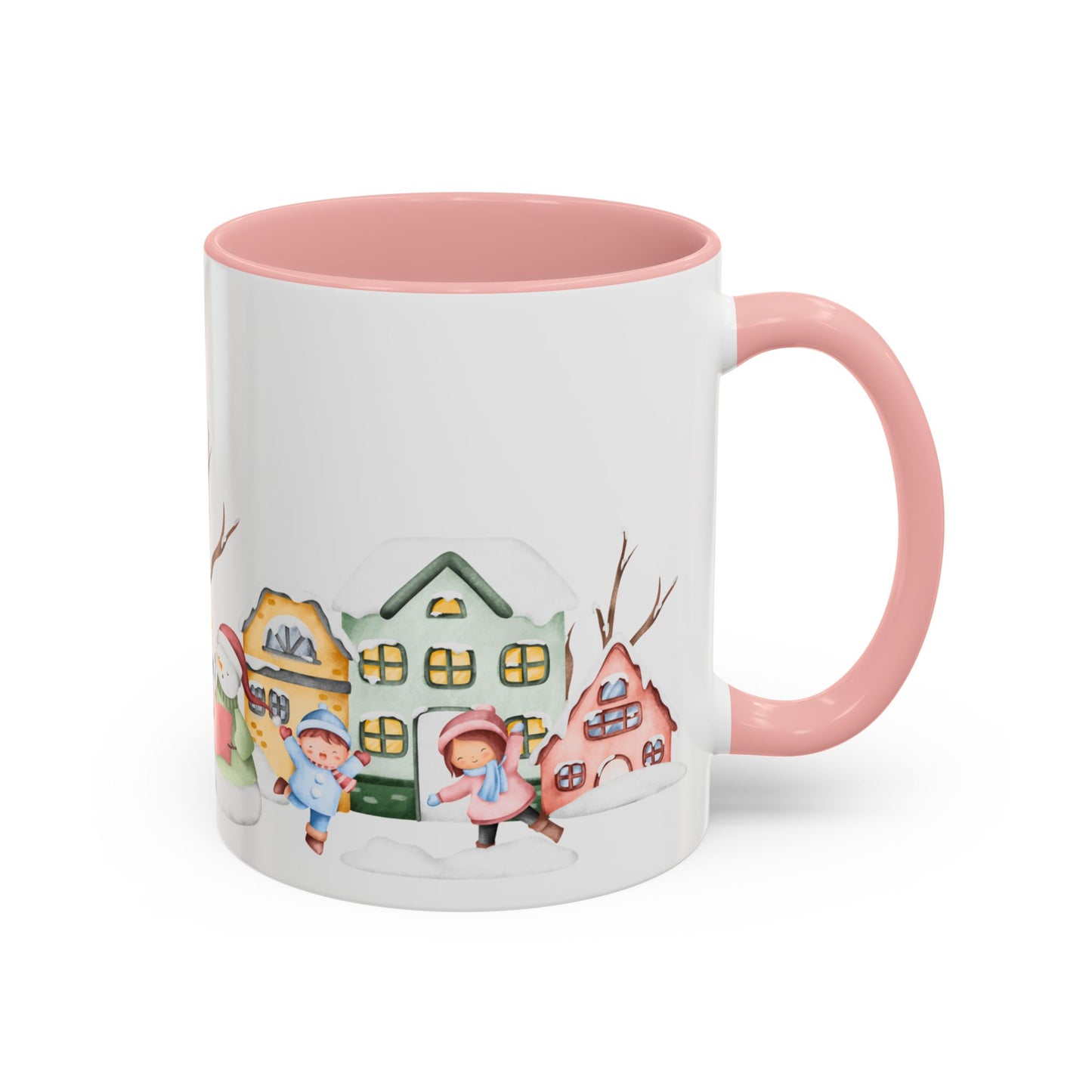 Winter Day, Outdoor - Accent Coffee Mug (11, 15oz) - 10455