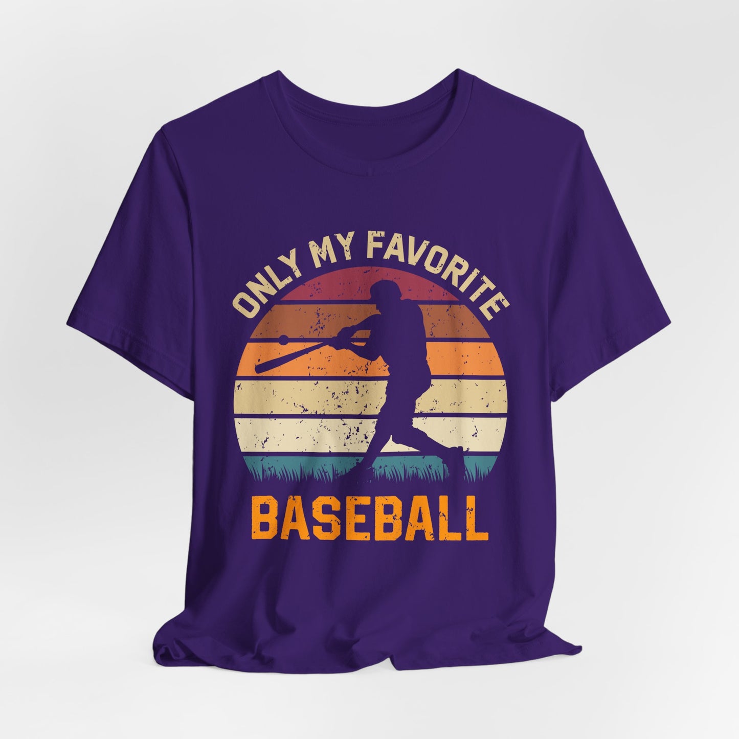 Only My Favorite Baseball - Unisex Jersey Short Sleeve Tee - 12863