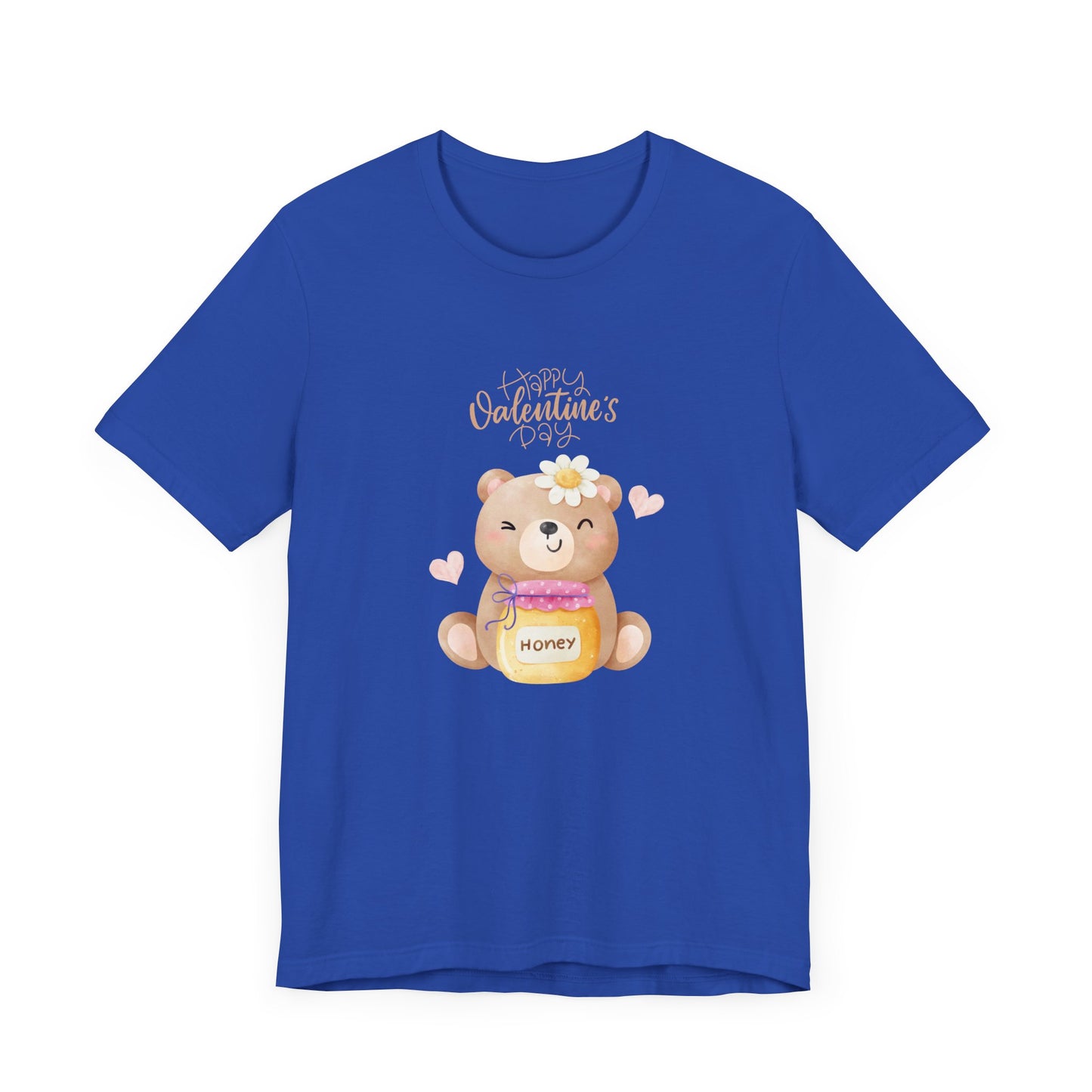 Baby Bear, Happy Valentine's Day - Unisex Jersey Short Sleeve Tee - 11522