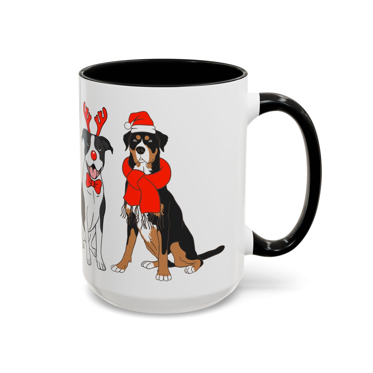 Christmas Dogs - Accent Coffee Mug (11, 15oz) - 10305