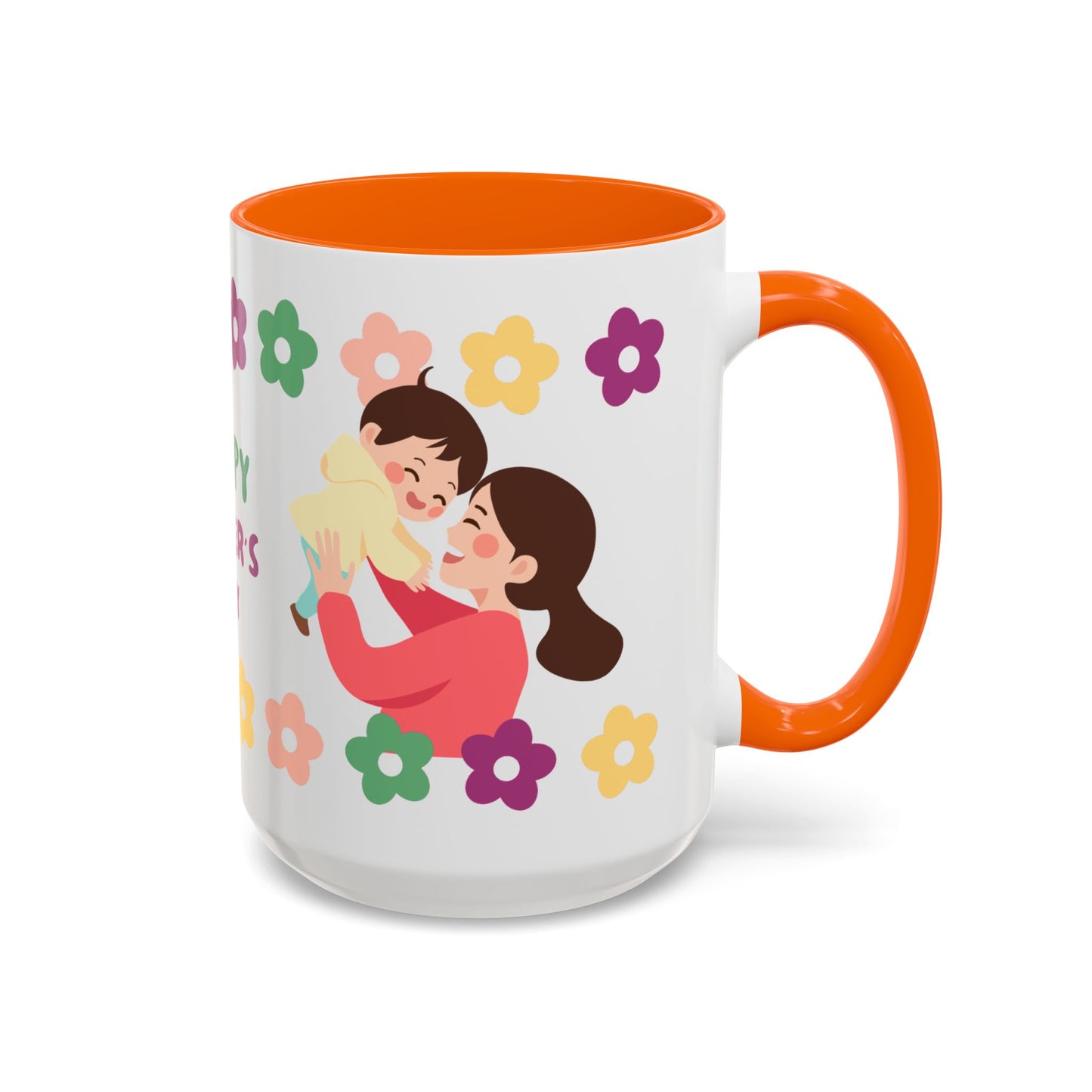 Happy Mother's Day Floral Accent Coffee Mug - 11/15oz - 12491