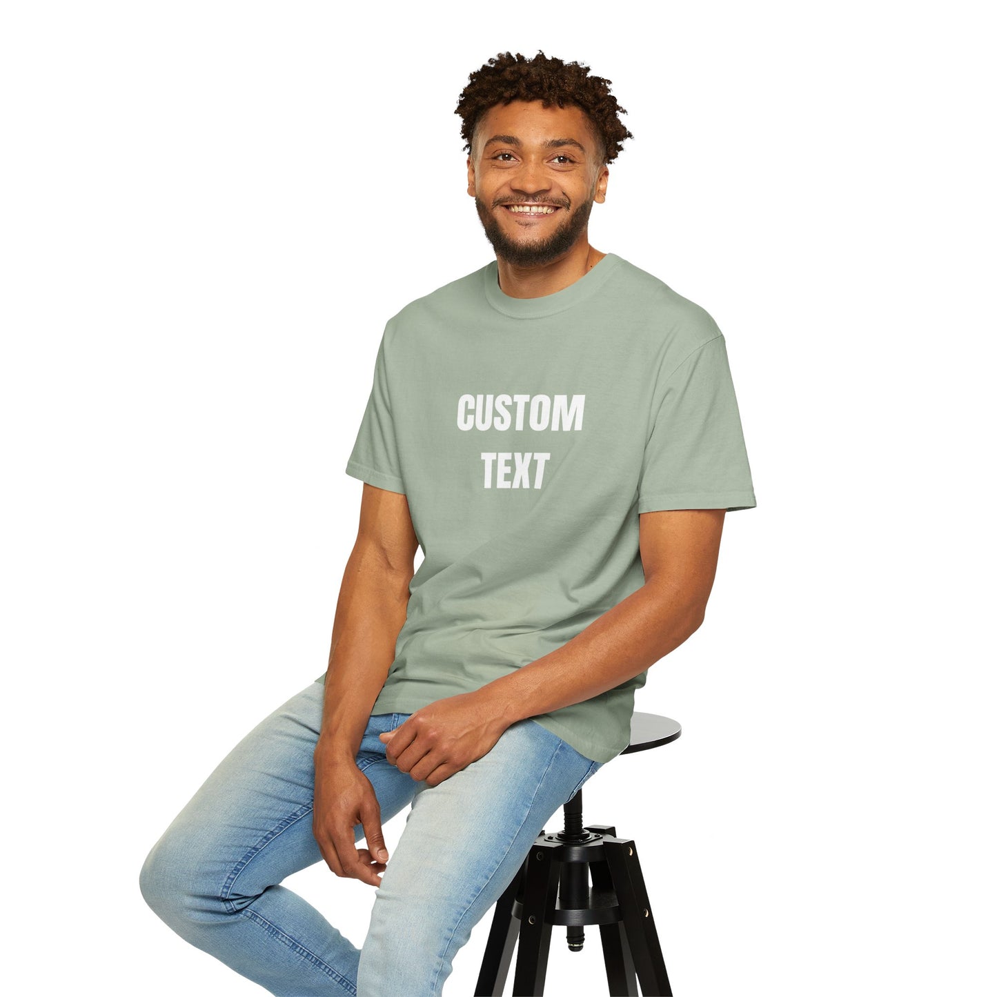 Custom Novelty T-Shirt – Unisex Garment-Dyed Cotton Tee - 14681