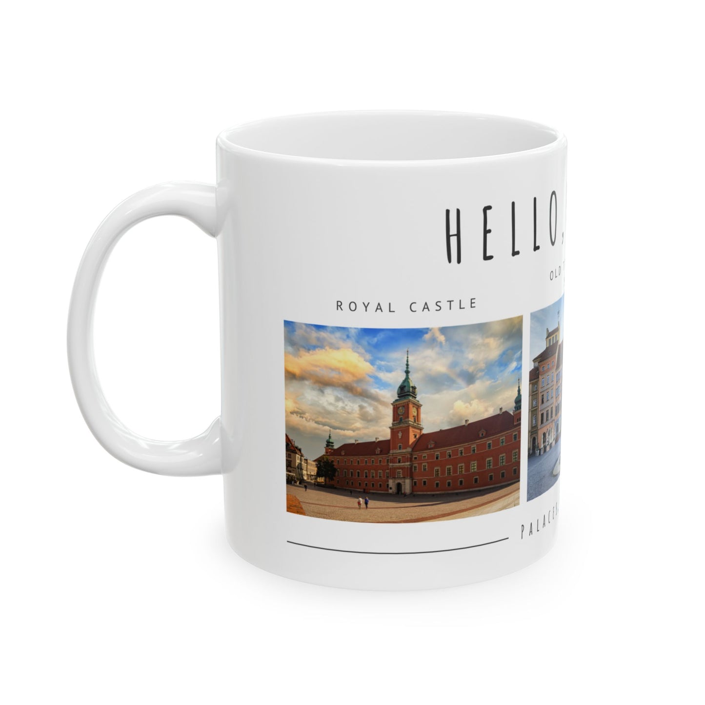 Hello Warsaw! Travel Ceramic Mug - 11oz & 15oz - 12092