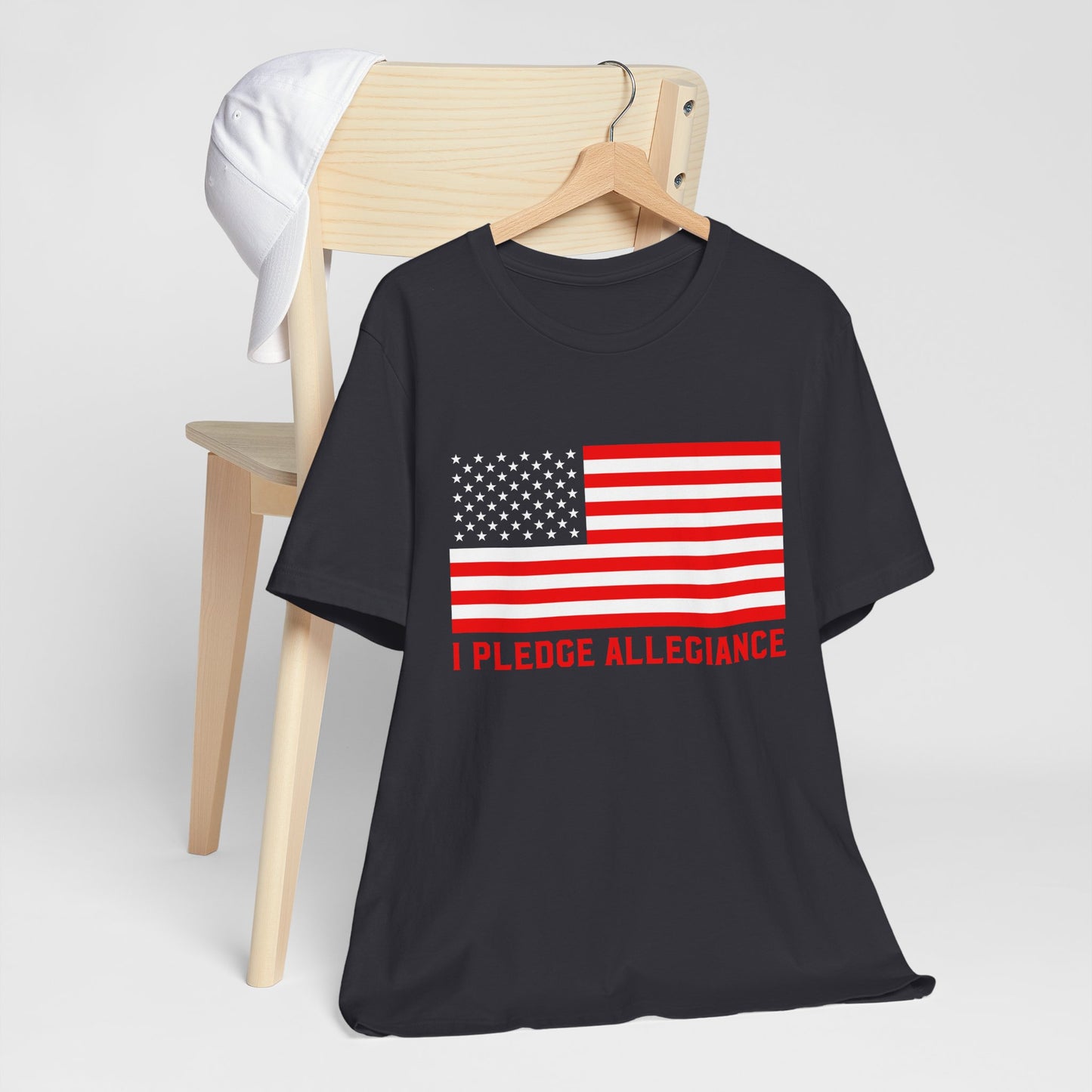 Patriotic Pledge Tee, Unisex T-Shirt for Celebrating Freedom, Independence Day Shirt Gift for Patriots - 13697