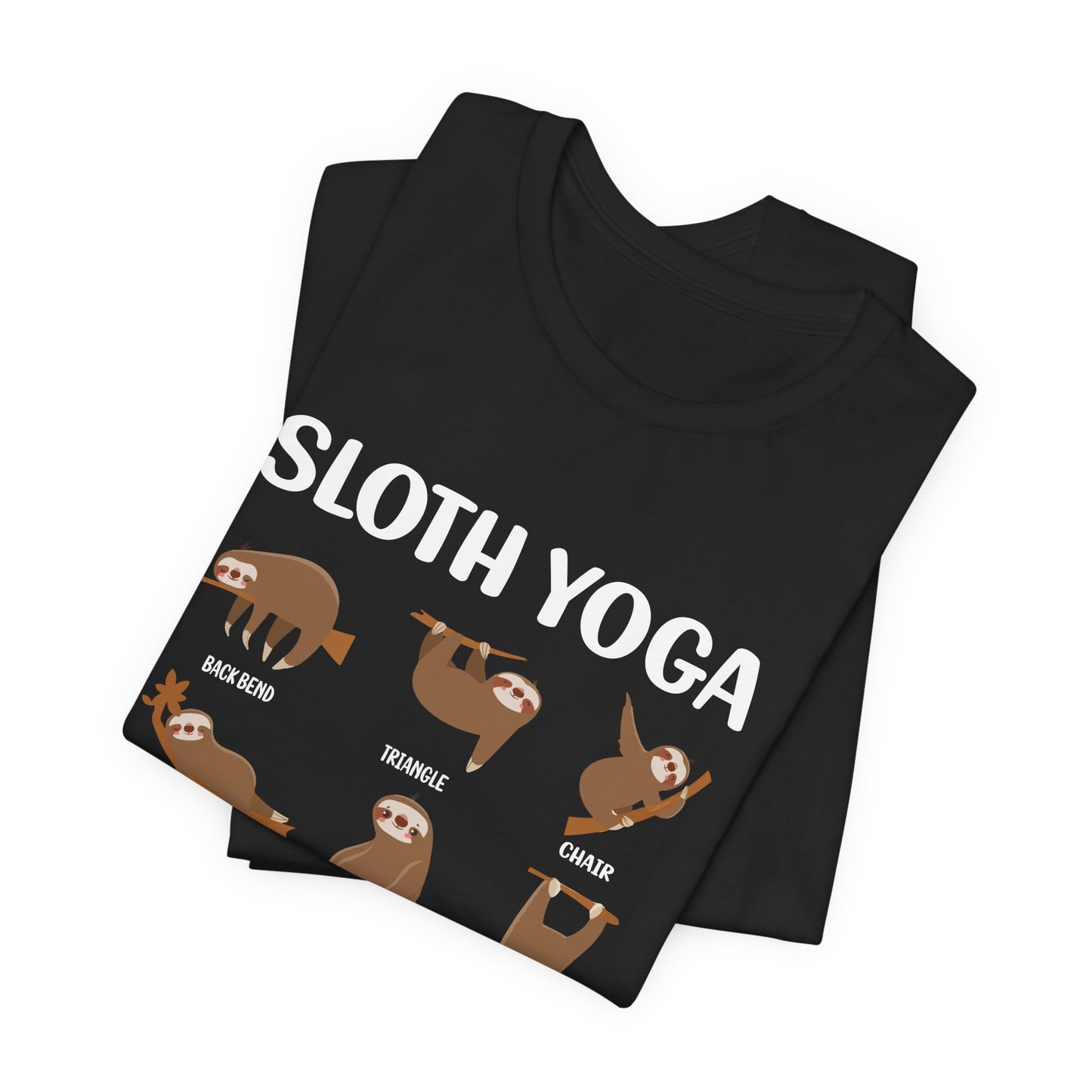 Sloth Yoga - Unisex Jersey Short Sleeve Tee - 12534