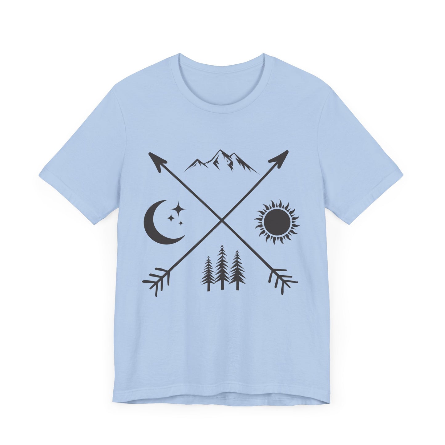 Camping & Outdoor - Unisex Jersey Short Sleeve Tee - 12628