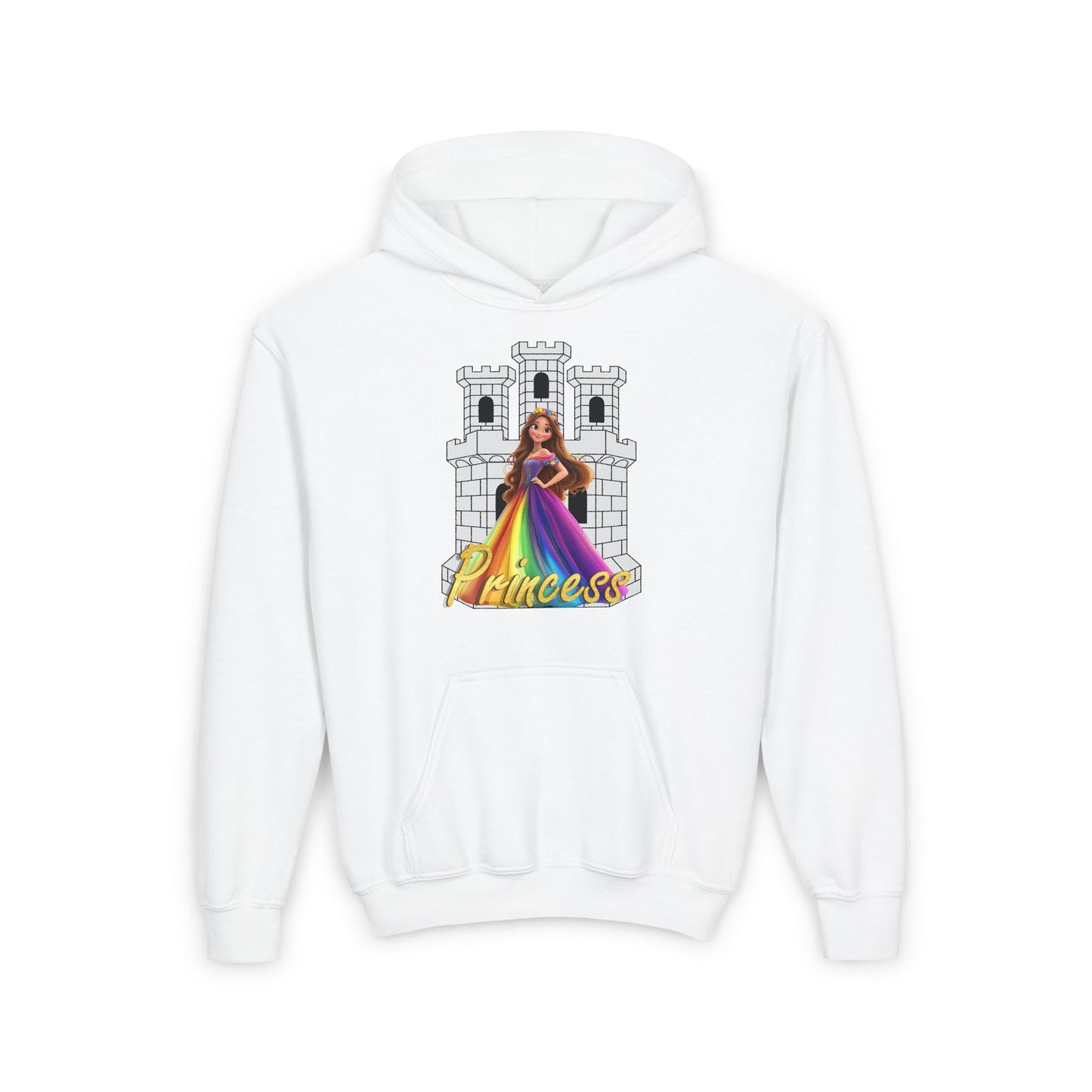 Every Girl Is a Princess - Youth Heavy Blend Hooded Sweatshirt - 11155