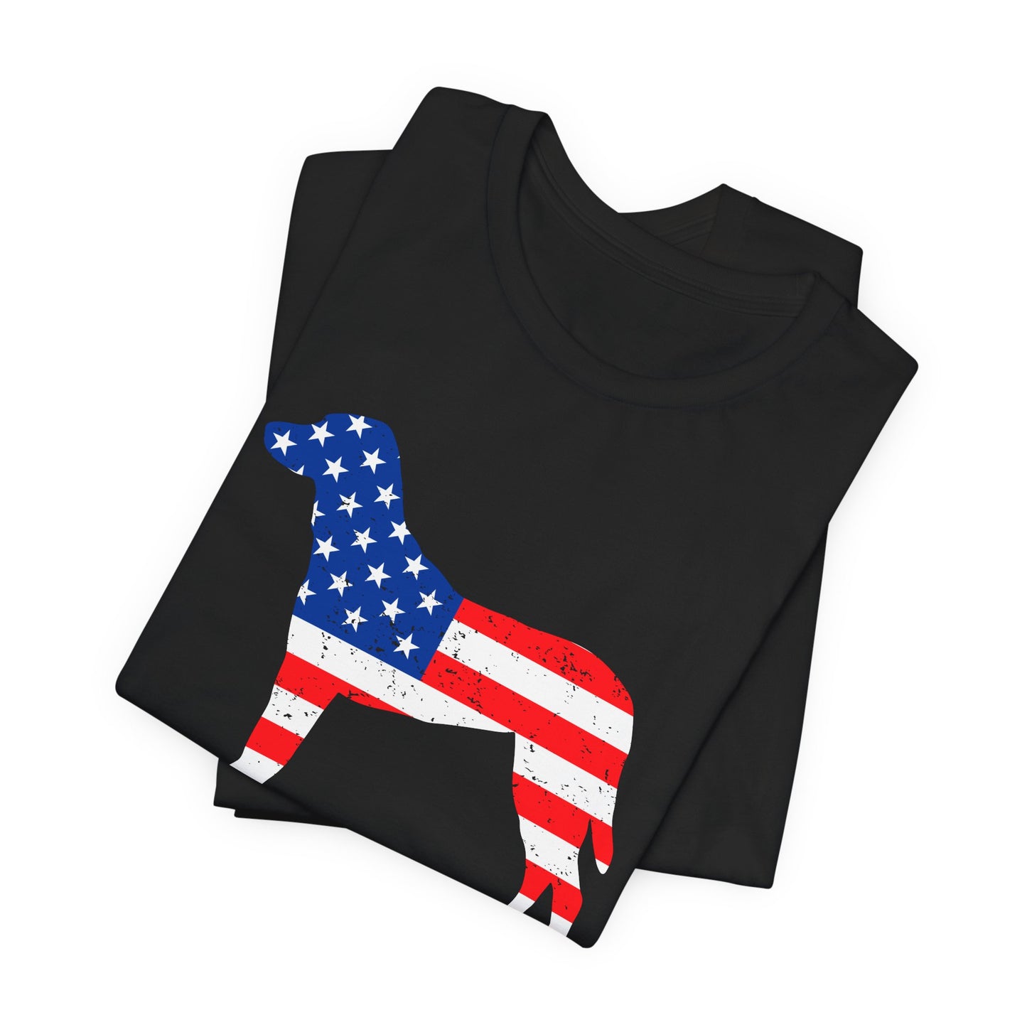 Patriotic Dog Lover Tee | Off Leash Freedom T-shirt, Dog Graphic Shirt, Fourth of July Gift, Casual Wear, Pet Lover Apparel - 13790