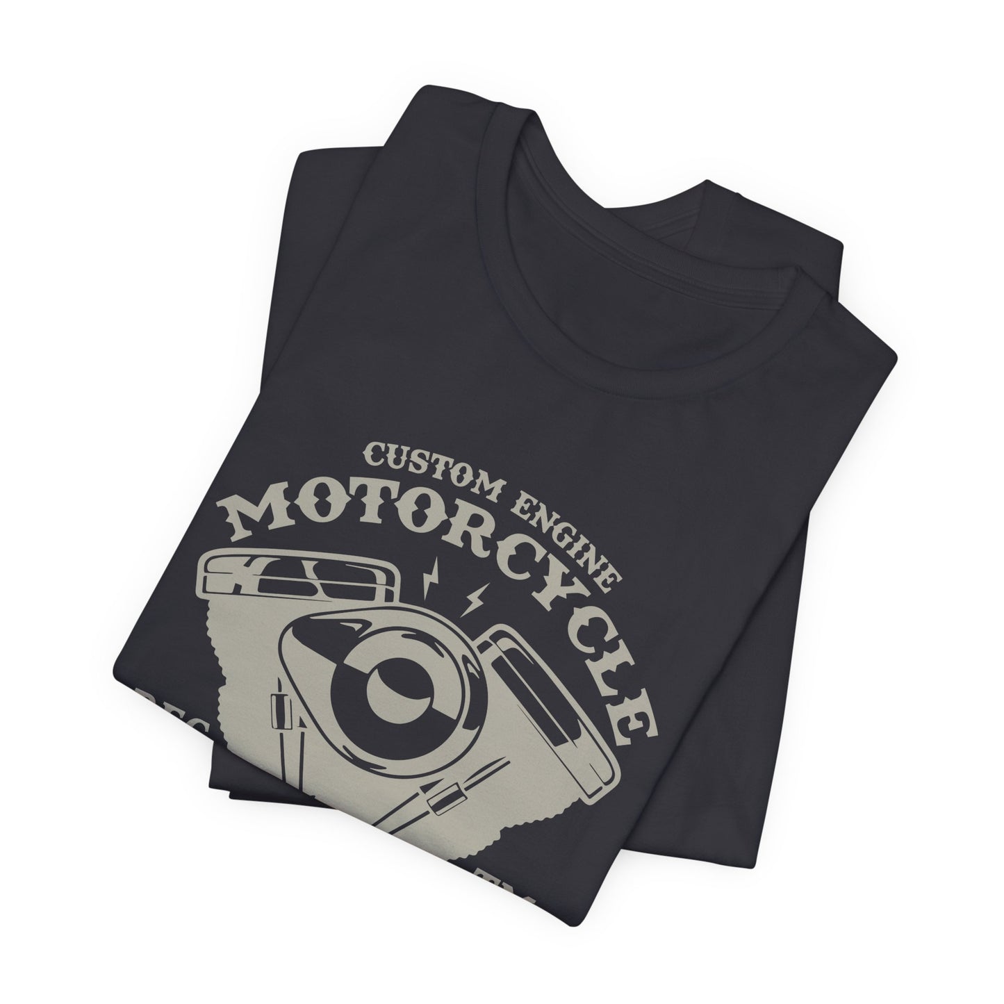 Custom Engine Motorcycle - Unisex Jersey Short Sleeve Tee - 13298